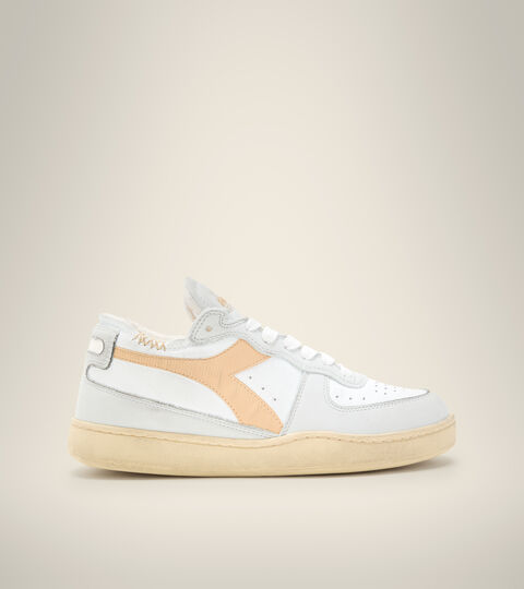 Heritage shoe - Unisex MI BASKET ROW CUT WHITE/SAND - Diadora
