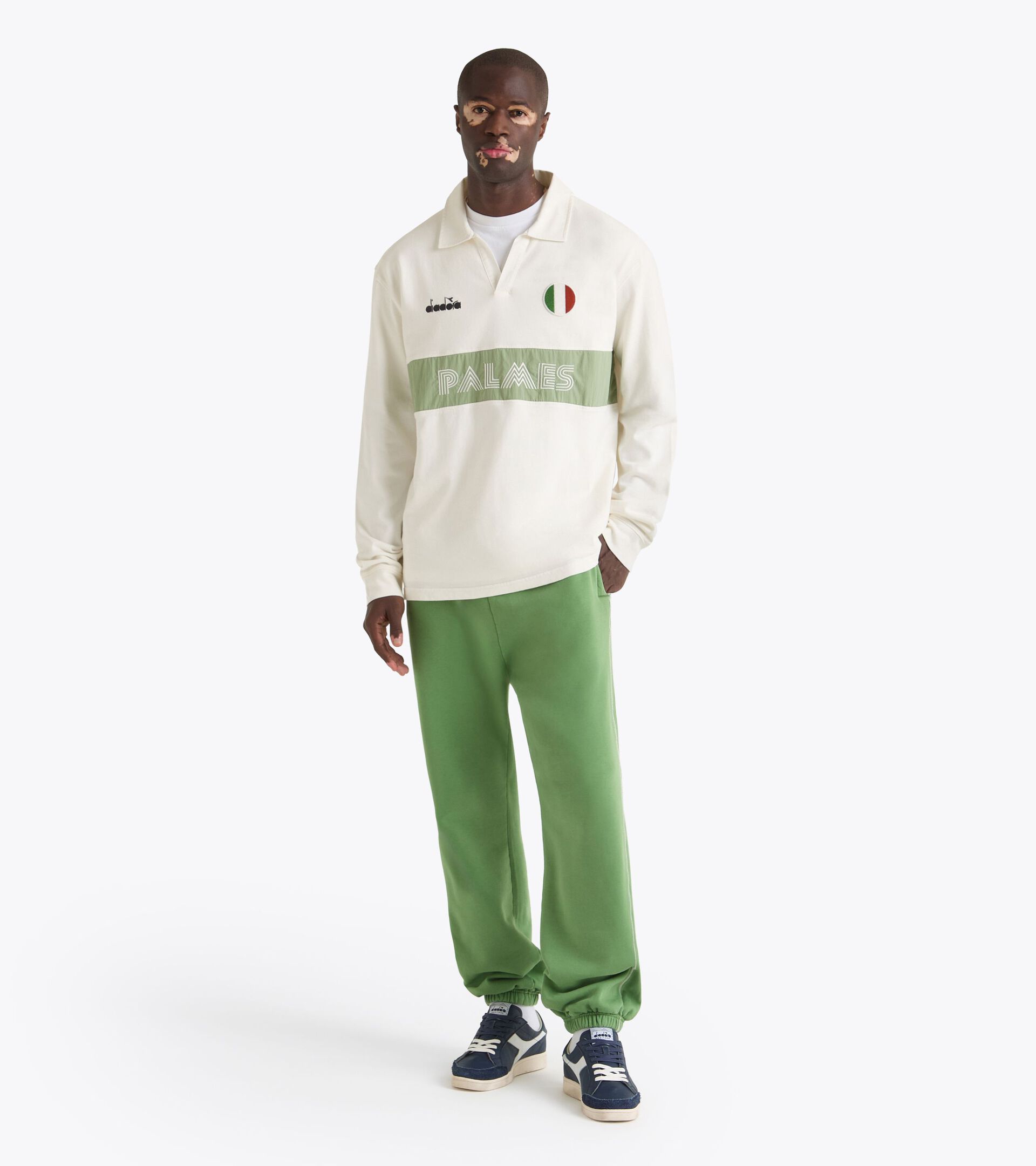 Legacy Polo - Made in Italy - All-gender
POLO LS LEGACY SNOW WHITE - Diadora