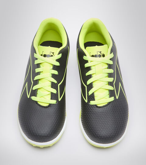 PICHICHI 4 TF JR, BLACK/FLUO YELLOW DIADORA Synthetic pitch football boots - Kids PICHICHI 4 TF JR BLACK/FLUO YELLOW DIADORA - Diadora
