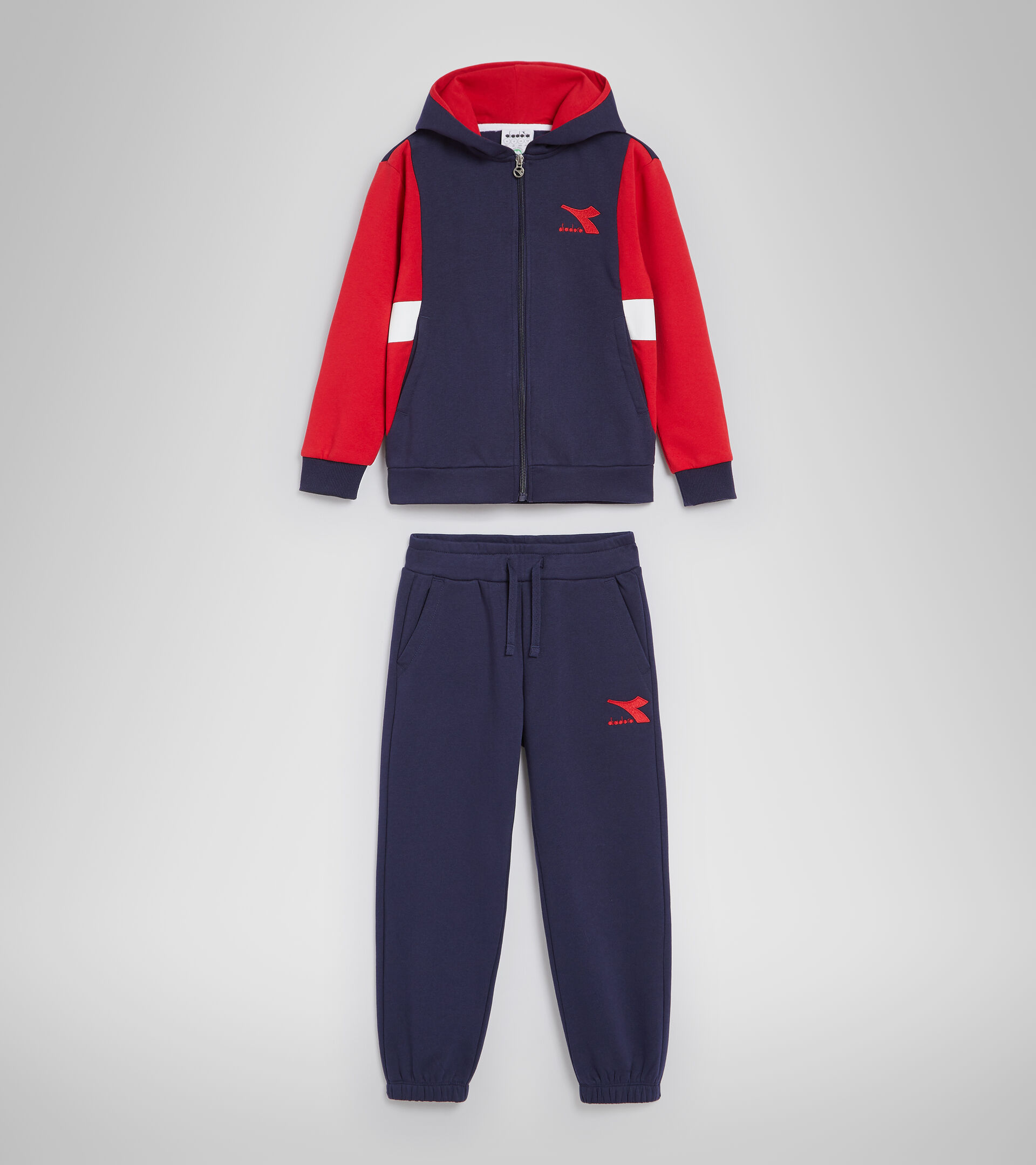 Tracksuit - Kids JB.TRACKSUIT HD FZ HOOPLA CLASSIC NAVY - Diadora