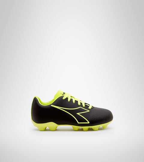 Footwear Sport BAMBINO PICHICHI 4 MD JR NEGRO/AMARILLO FLUO DD Diadora