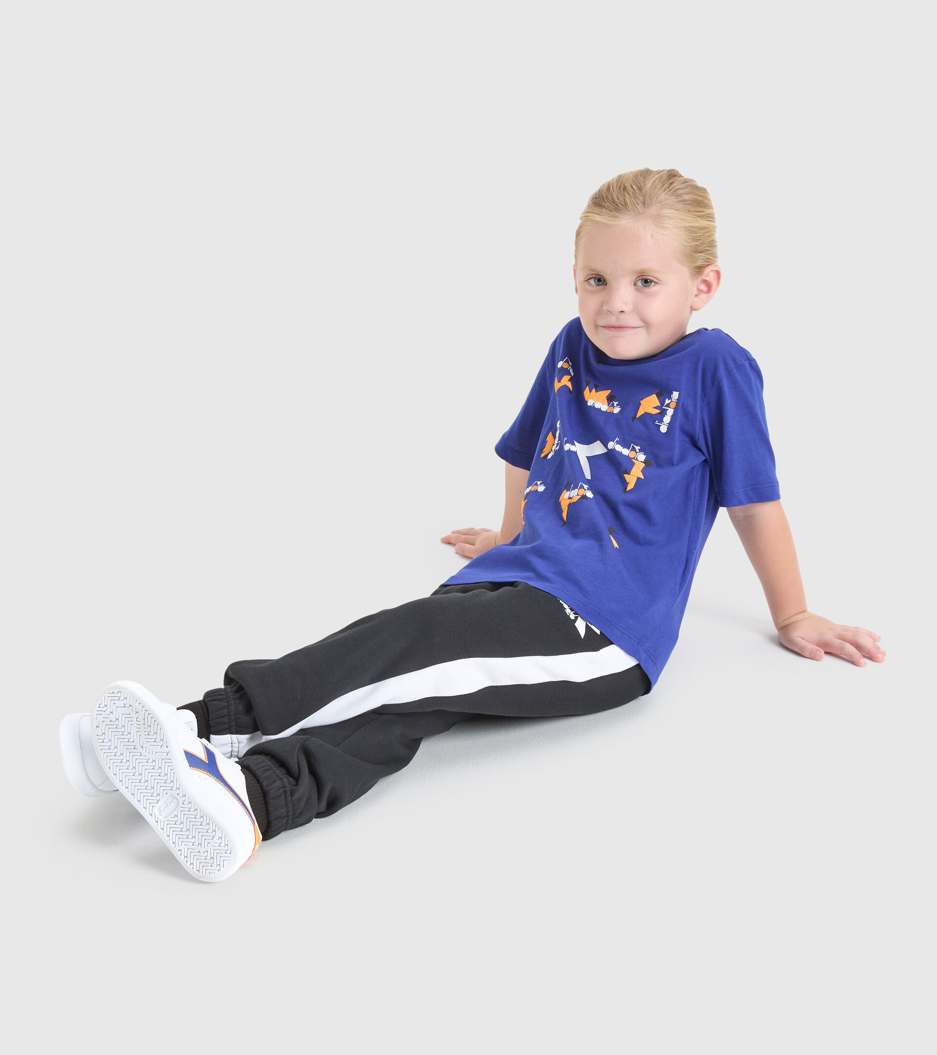 T-shirt sportiva - Bambino JB.T-SHIRT SS TWISTER BLU SODALITE - Diadora