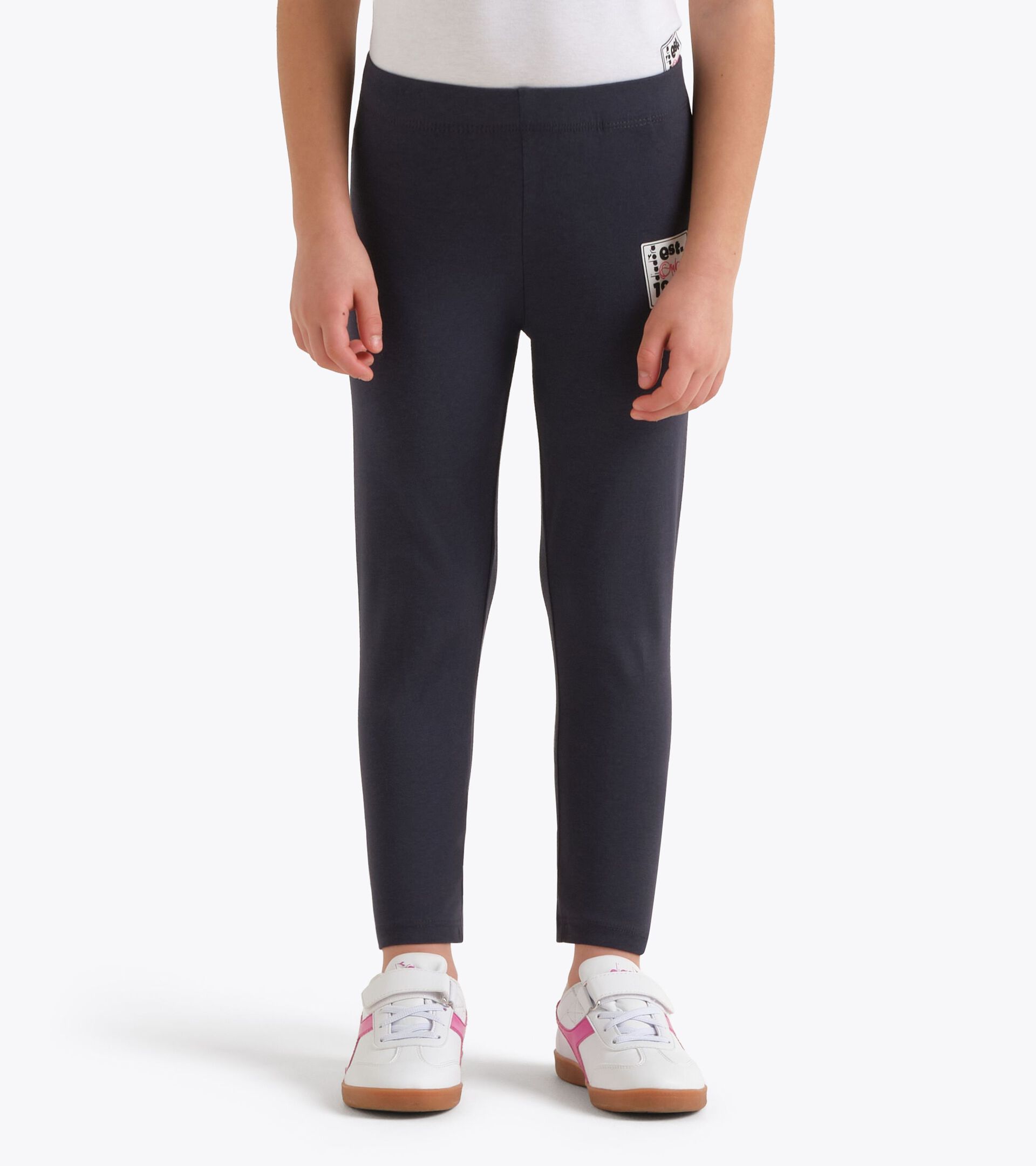 Sports leggings - Girls
 JG. LEGGINGS ESS. SPORTS BLUE DENIM - Diadora