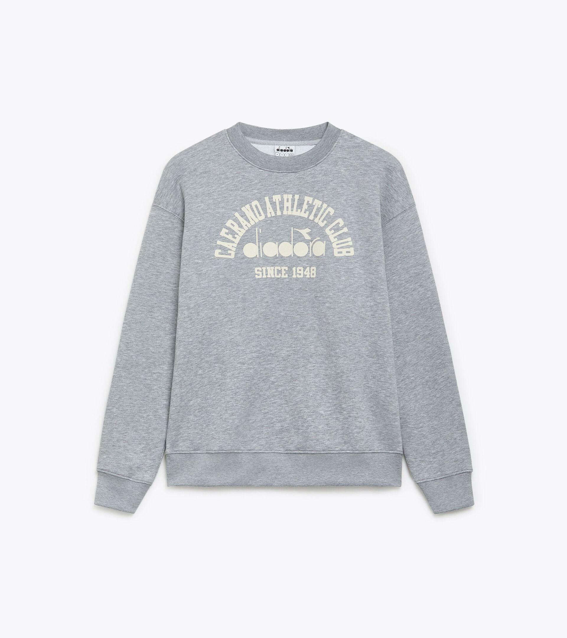 Crewneck sweatshirt - Gender Neutral SWEATSHIRT CREW 1948 ATHL. CLUB HIGH RISE MELANGE - Diadora