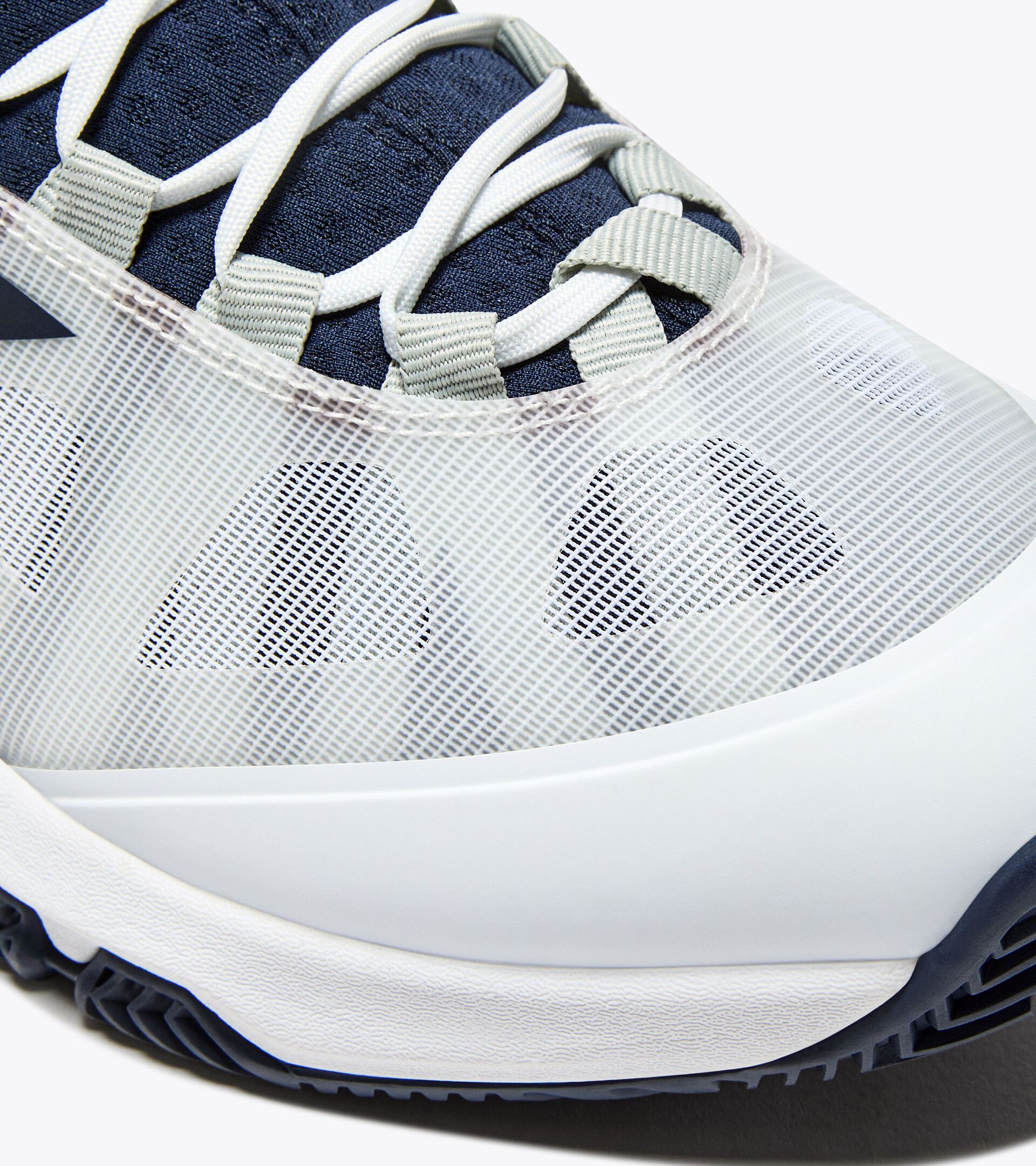 Tennis shoes for clay courts - Men SPEED BLUSHIELD FLY 4 + CLAY WHITE/BLUE CORSAIR - Diadora