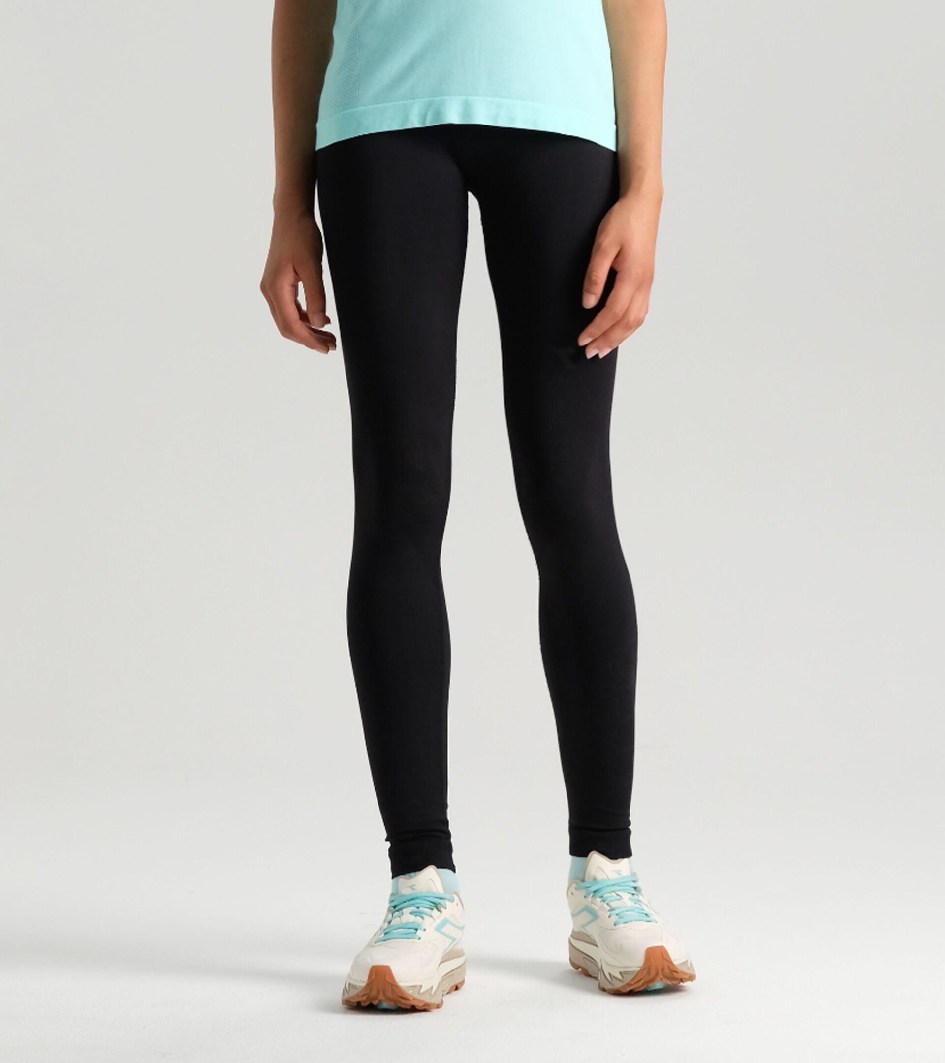 Running leggings - Women L. TIGHTS SKIN FRIENDLY BLACK - Diadora
