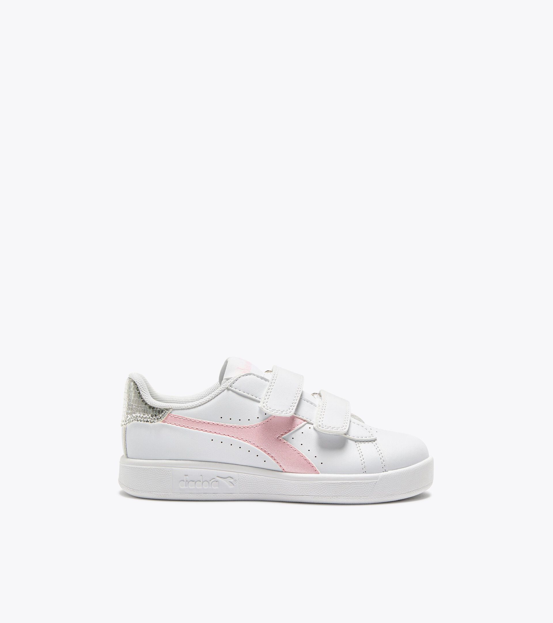 Sports shoes - Kids 4-8 years GAME P BALLET PS WHITE/PINK LADY - Diadora