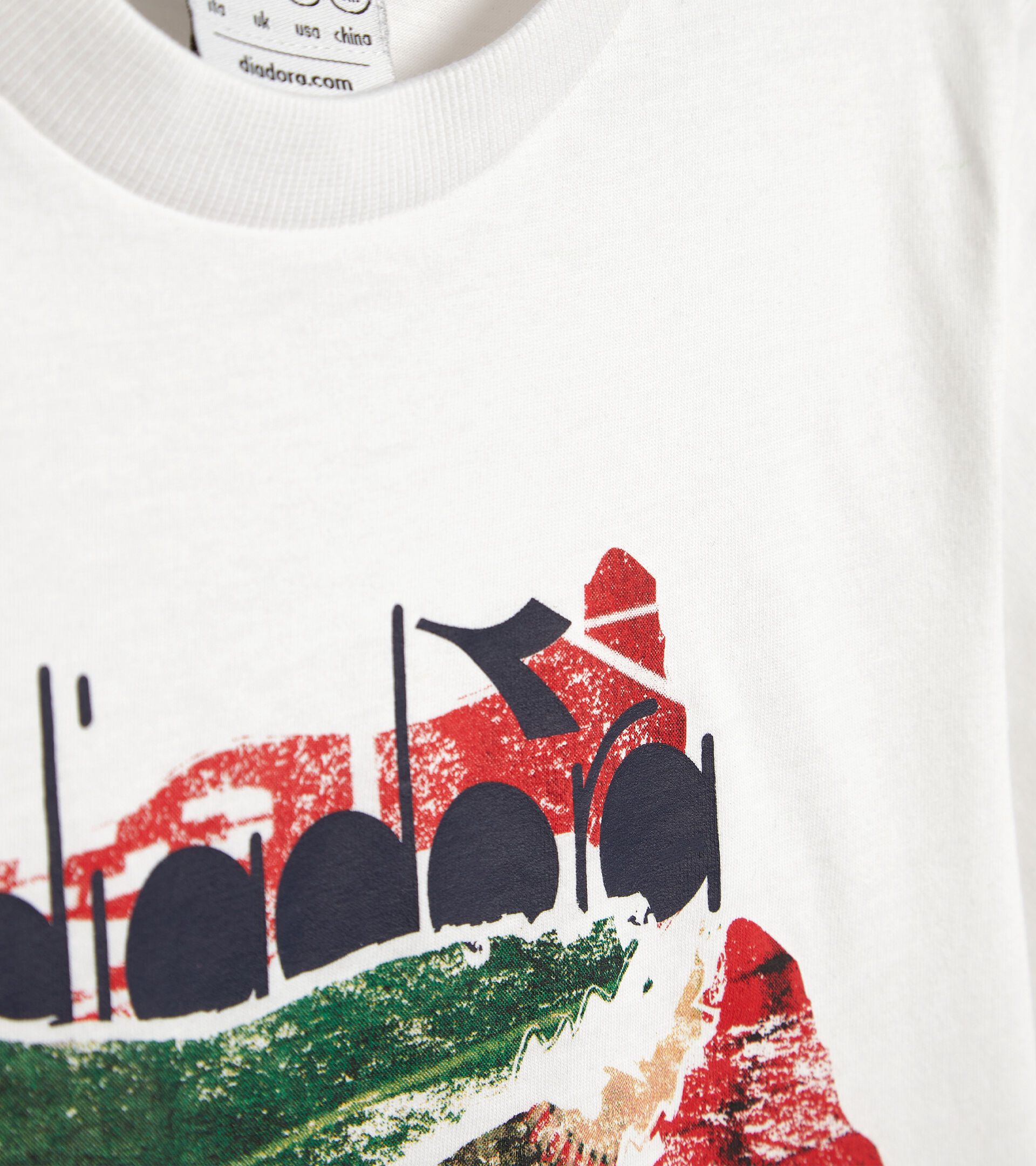 Cotton shorts/T-shirt set - Boys JB.SET SS PLAYGROUND OPTICAL WHITE - Diadora