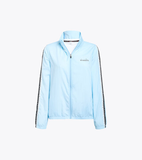 L. MULTILAYER JACKET BE ONE, BLEU CIEL VIF Running windproof jacket - Women L. MULTILAYER JACKET BE ONE BLEU CIEL VIF - Diadora