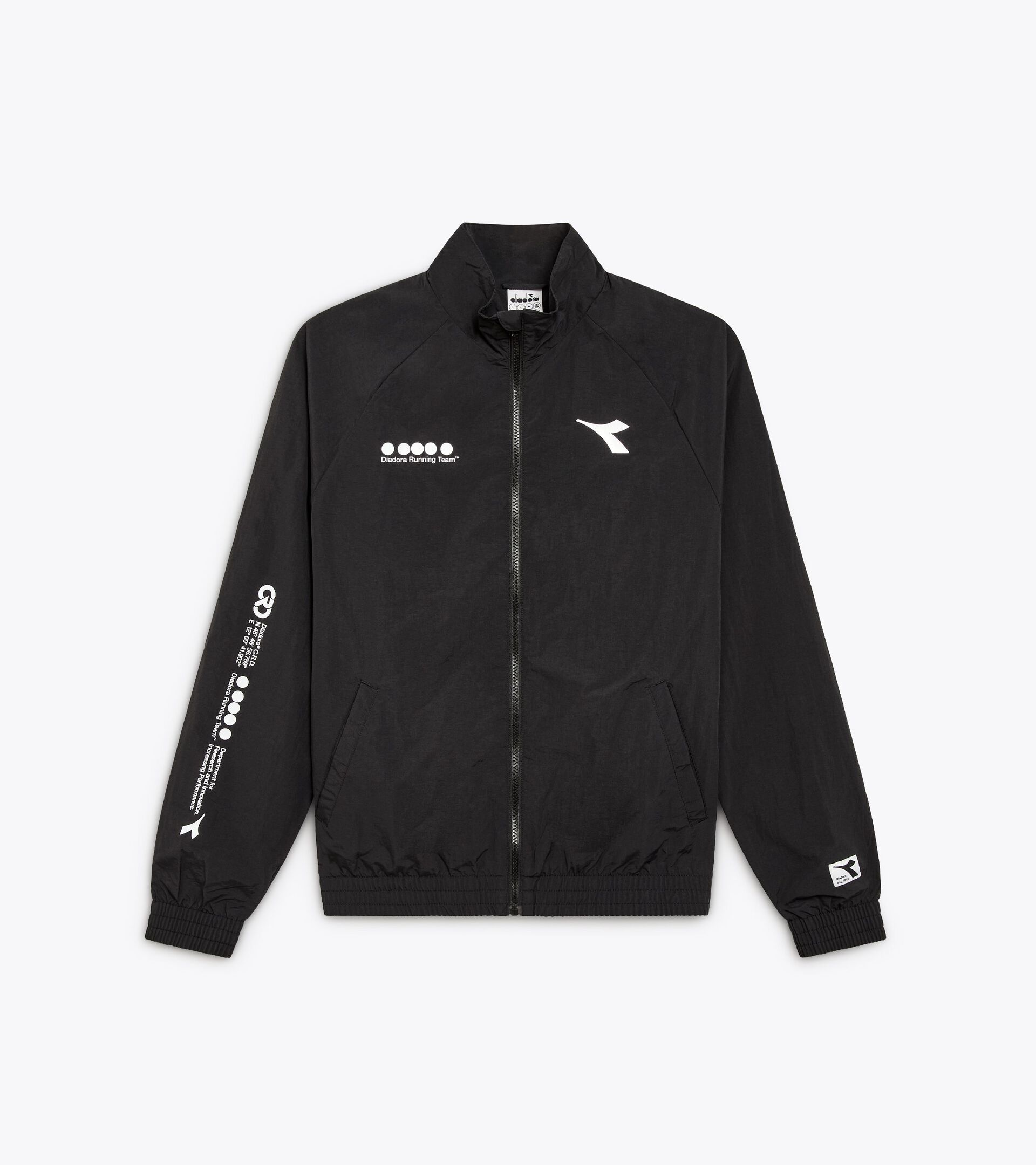Track Jacket aus Polyamid - Cross-Category - Für alle Geschlechter TRACK JACKET SPORTS SCHWARZ - Diadora