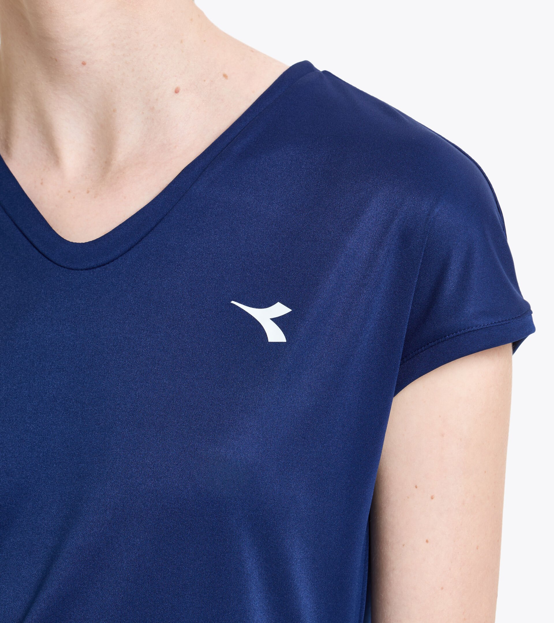 T-shirt de tennis - Femme L. T-SHIRT TEAM BLEU DOMAINE - Diadora