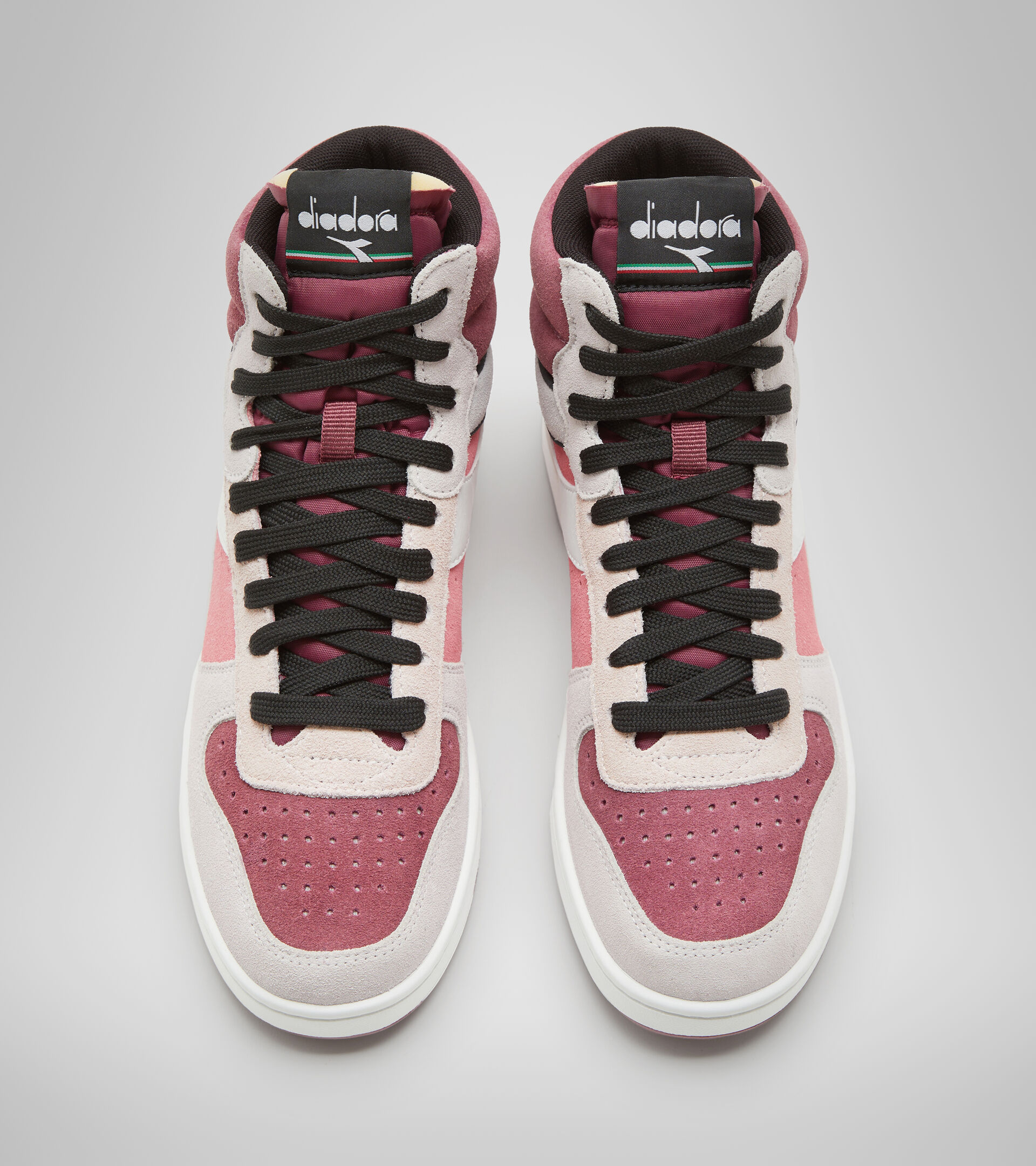 Sports shoes - Women MAGIC BASKET MID SUEDE WN RENAISSANCE RSE/LLC MARBLE/TEA - Diadora