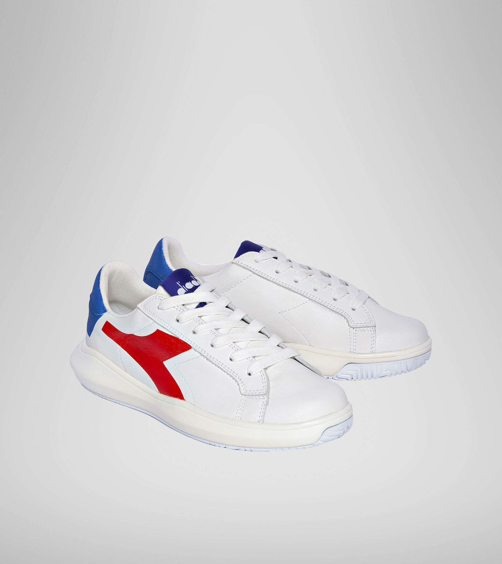 Sports shoe - Unisex MASS DAMPER DERBY WHITE/RED - Diadora