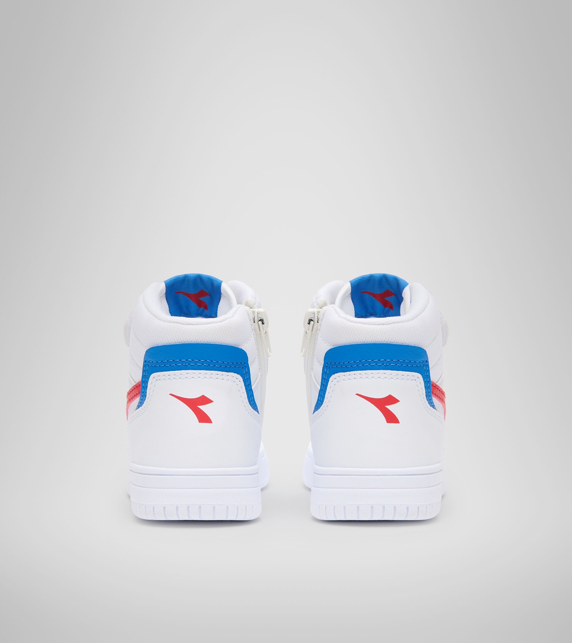 Sports shoes - Kids 4-8 years RAPTOR MID PS WHITE/TOMATO RED - Diadora