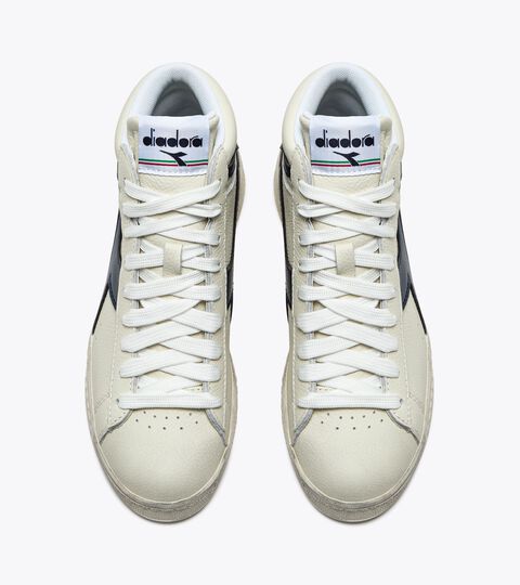 GAME L HIGH WAXED, BLANC/UNIFORME BLEU Chaussures de sport - Unisexe GAME L HIGH WAXED BLANC/UNIFORME BLEU - Diadora