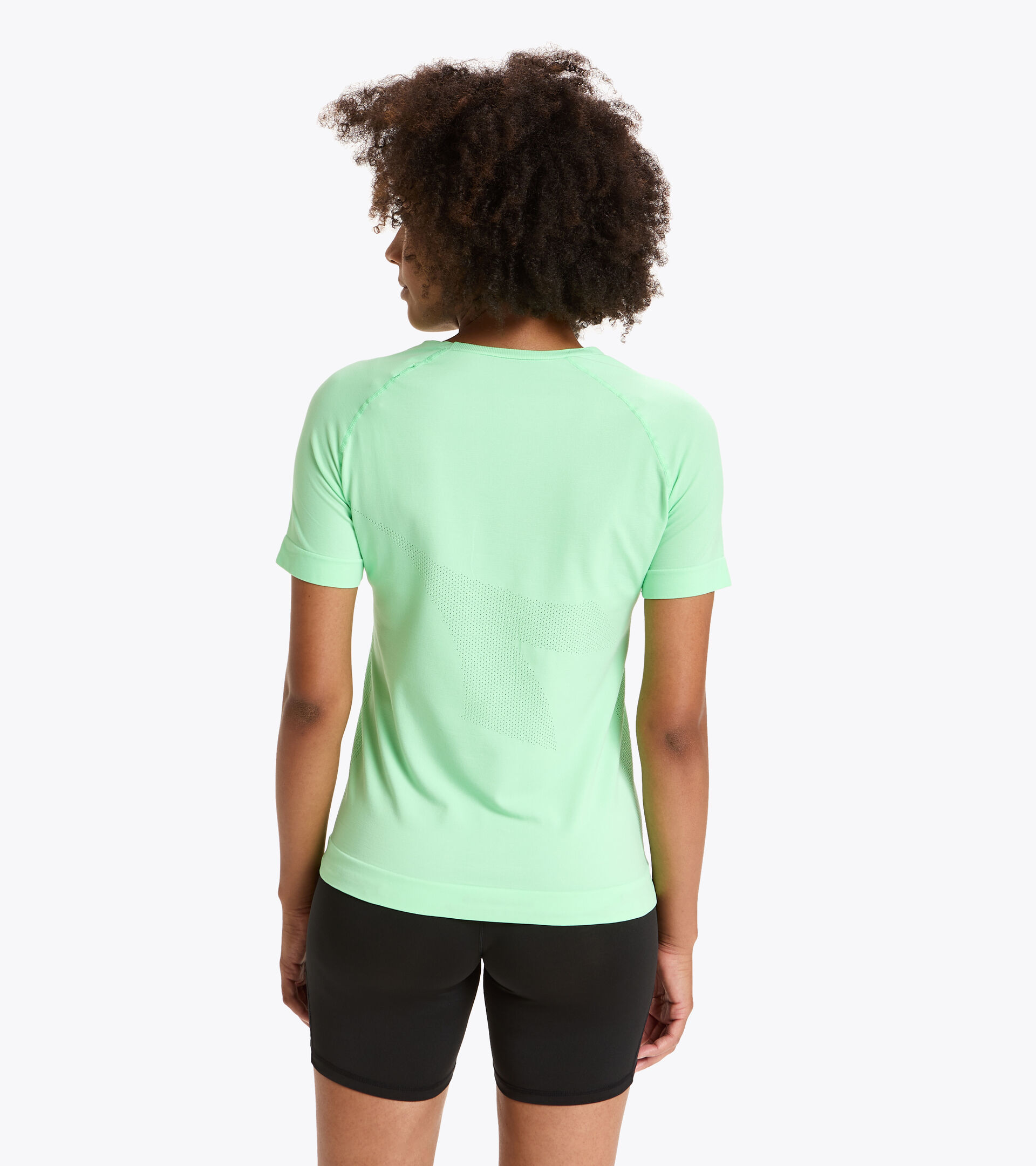 Apparel Sport DONNA L. SS SKIN FRIENDLY T-SHIRT VERDE FRESNO Diadora