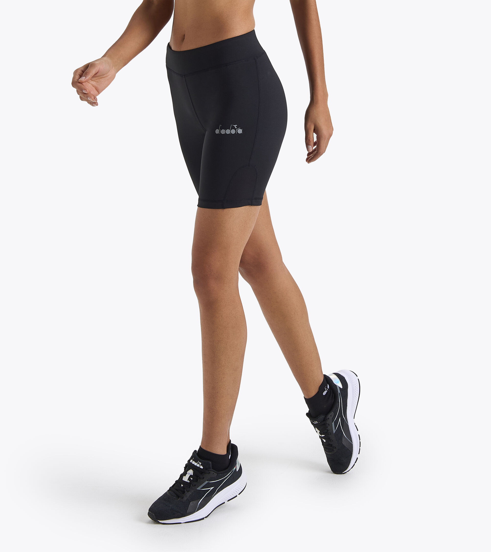 Short de course - Femme L. SHORT TIGHTS NOIR - Diadora