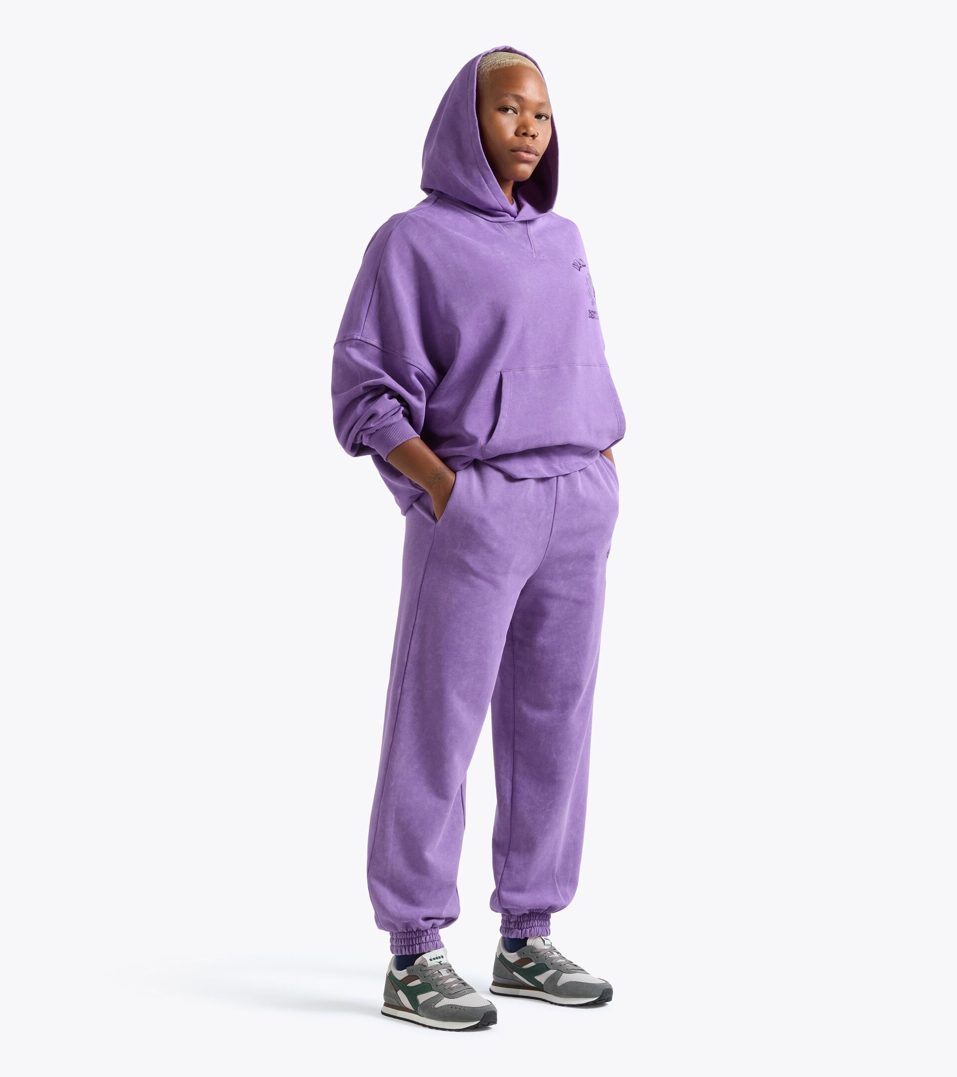 Hoodie - Comfort - Women's L. HOODIE AVENUE LAB PRISM VIOLET - Diadora