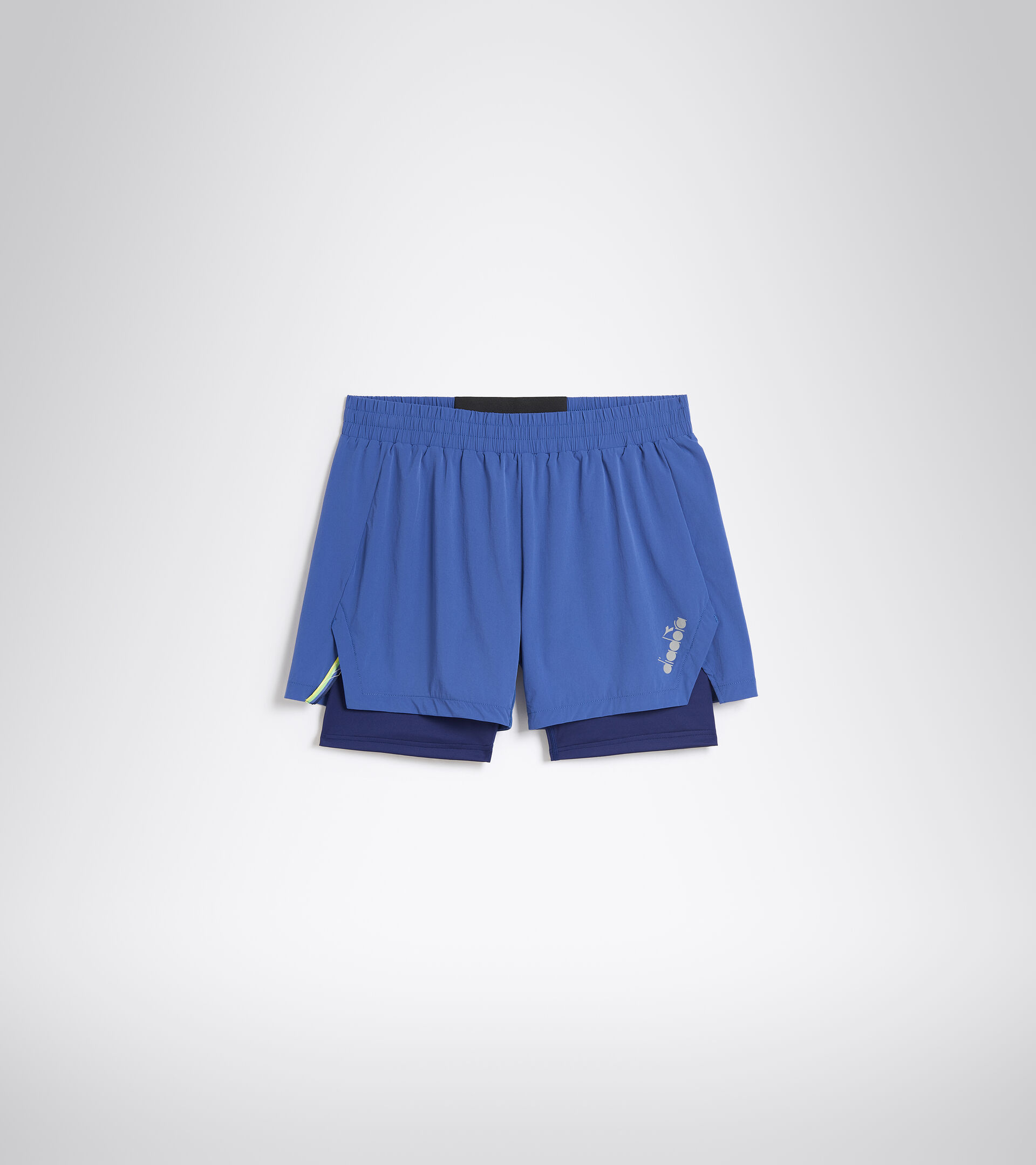 Double-layered shorts - Men DOUBLE LAYER BERMUDA BE ONE BLUE BYZANTINE - Diadora