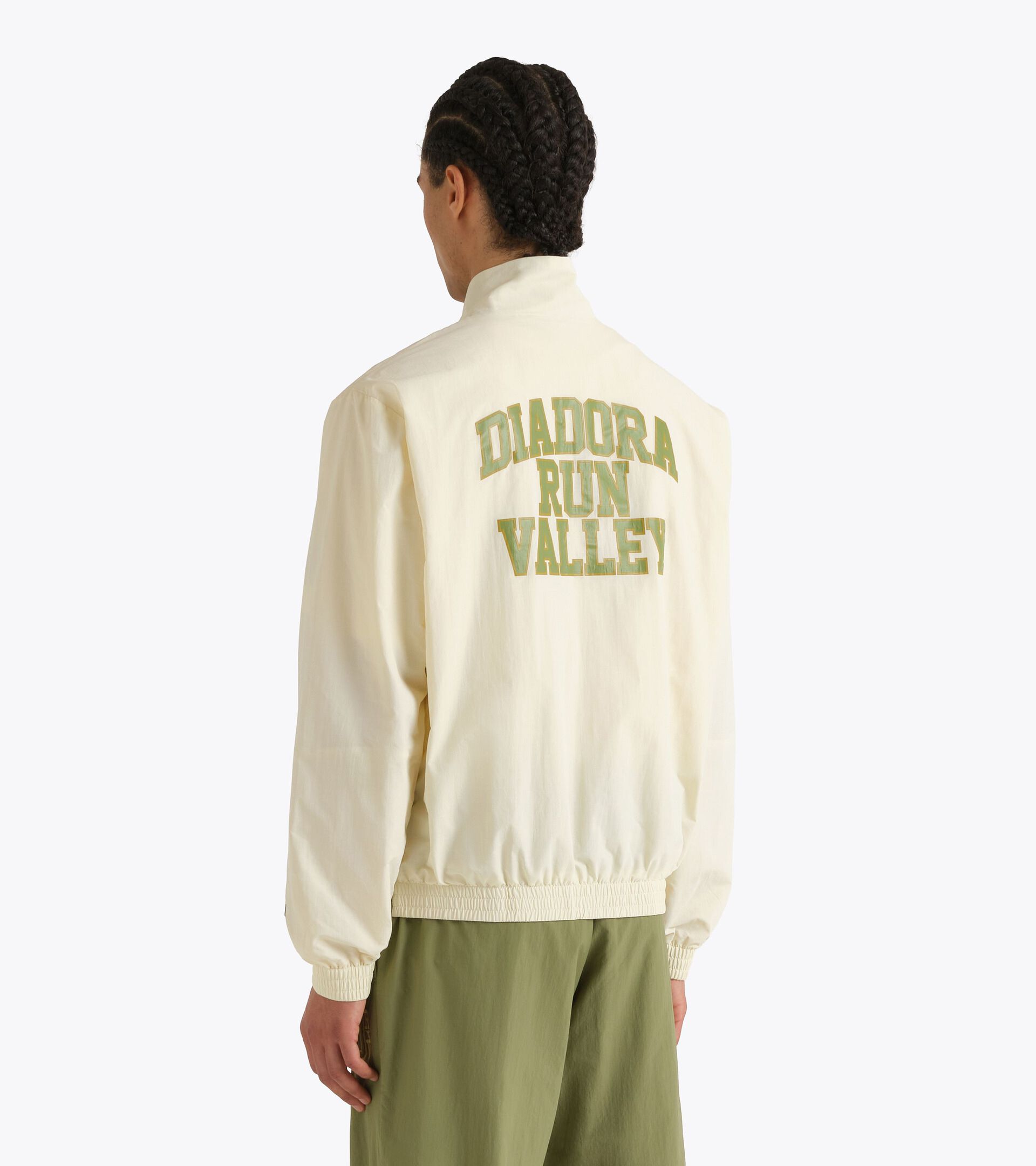 Ripstop Track Jacket - Run Valley - All-gender TRACK JACKET RUN VALLEY WINTER WHITE - Diadora