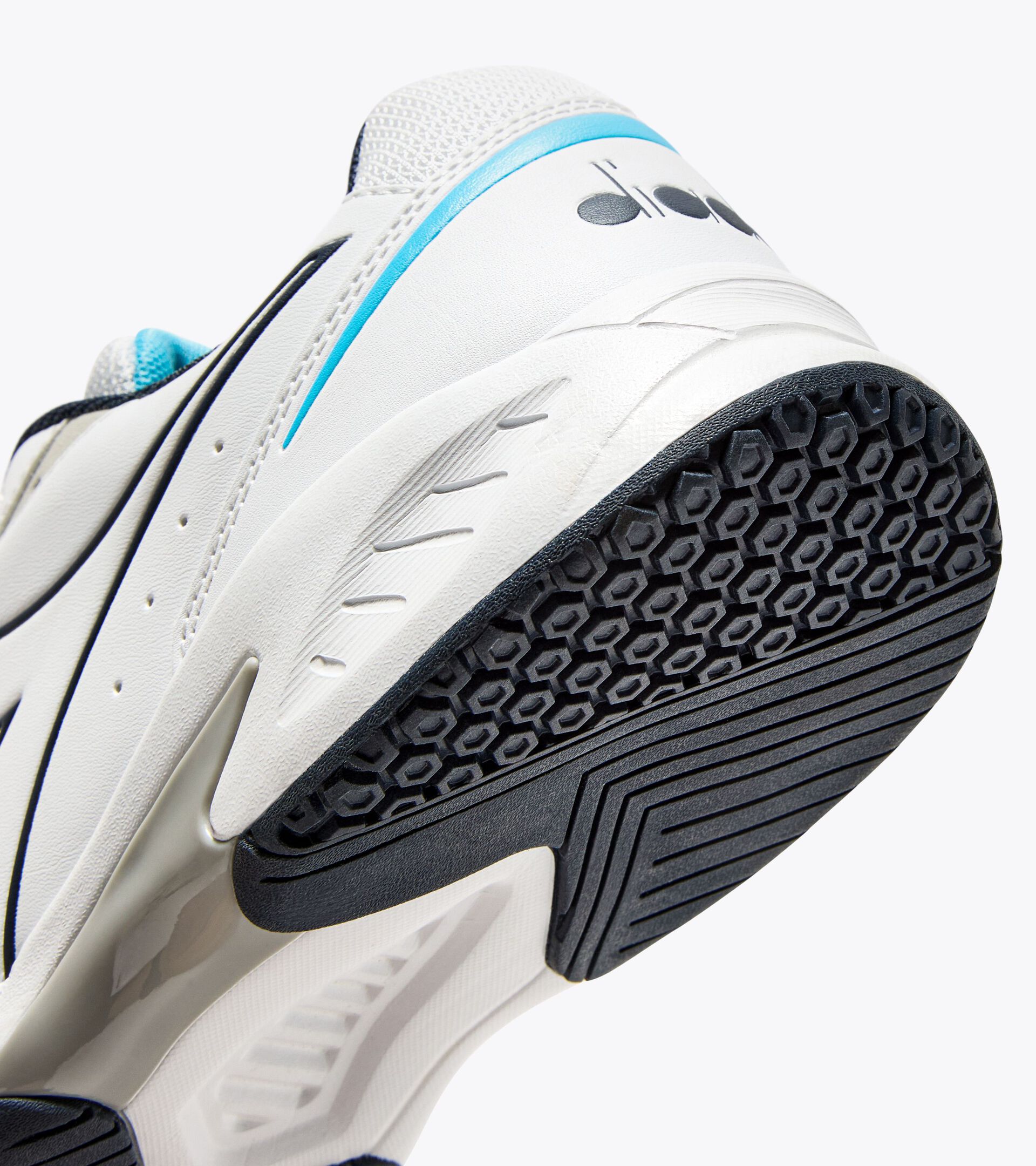 Tennis shoes - Men VOLEE 6 WHITE/BLUE CORSAIR - Diadora