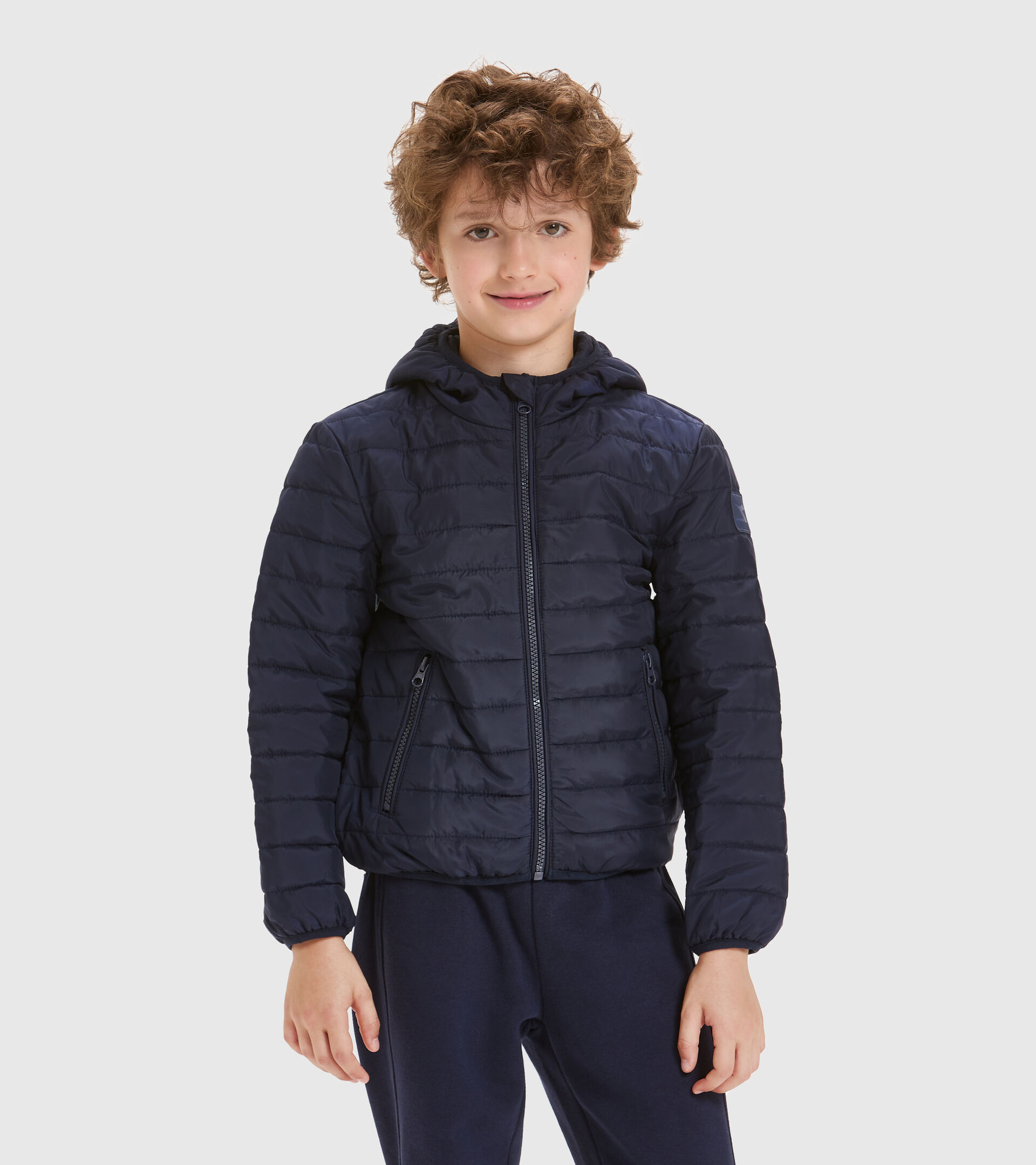 Sports trousers - Kids JU.HOODIE LIGHT JACKET CLASSIC NAVY - Diadora