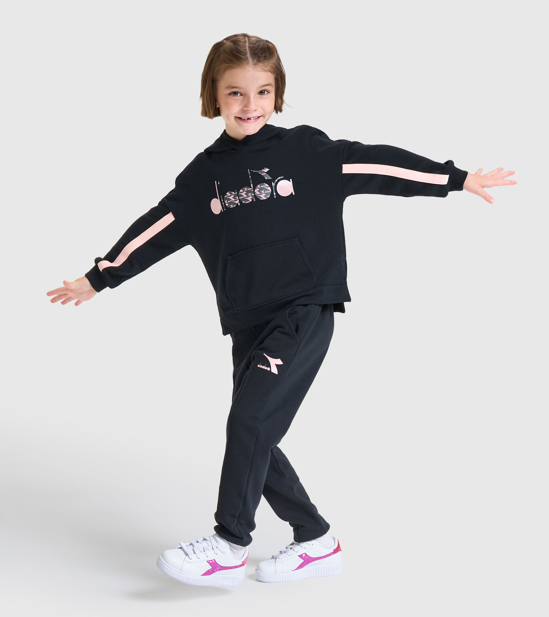 Tracksuit - Kids JG.HD TRACKSUIT TWINKLE BLACK - Diadora