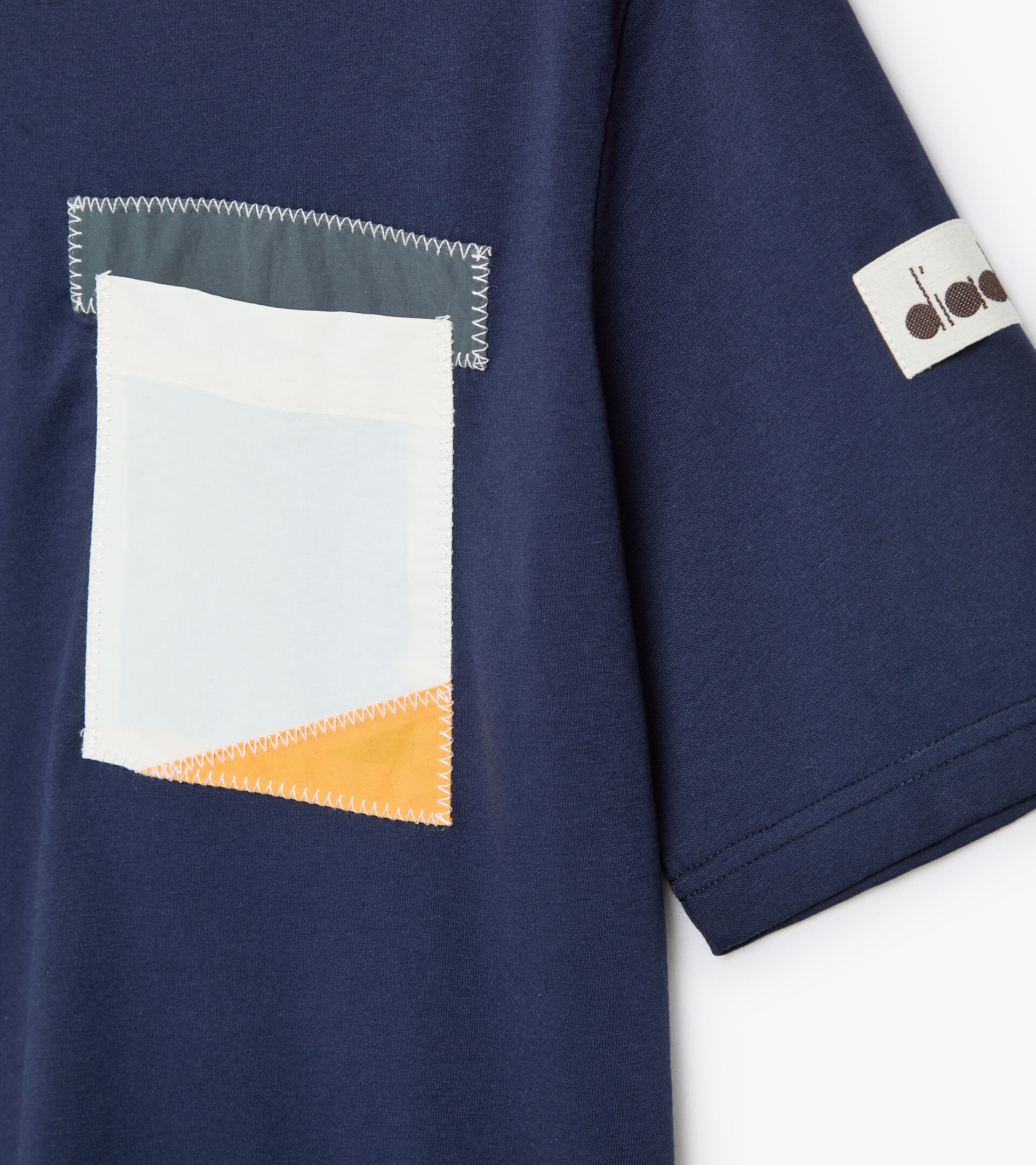 Made in Italy t-shirt - Men T-SHIRT SS 2030 BLUE CORSAIR - Diadora