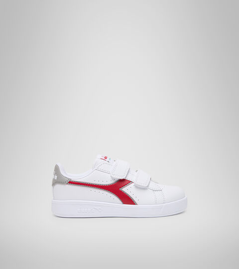 Footwear Sport BAMBINO GAME P PS BIANCO/ROSSO TANGO Diadora