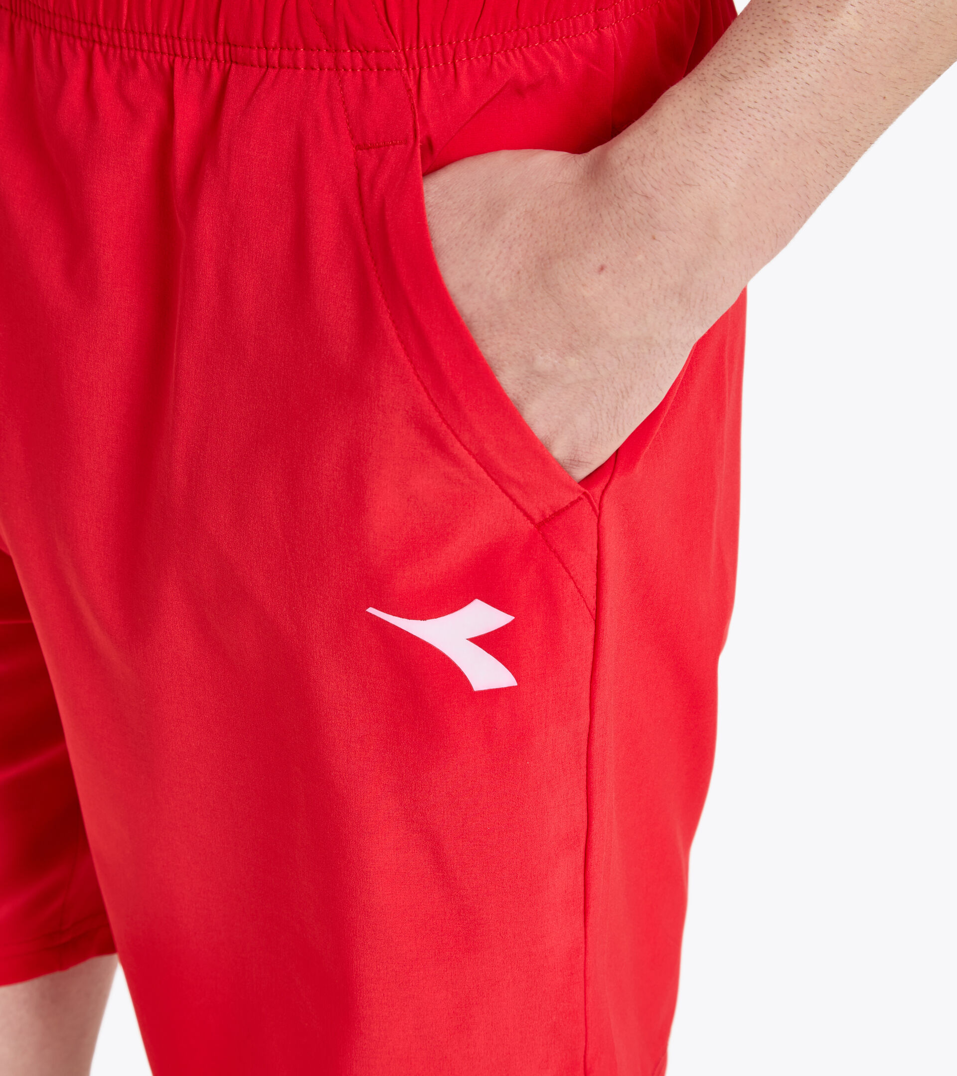 Tennis bermuda shorts - Men SHORT COURT TOMATO RED - Diadora