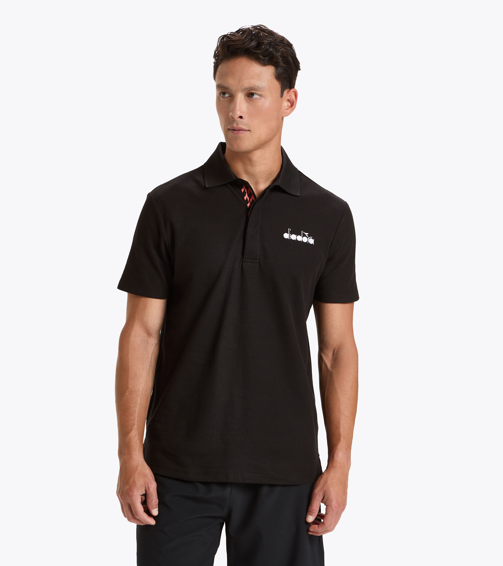Polo de tenis - Hombre POLO STATEMENT SS NEGRO - Diadora