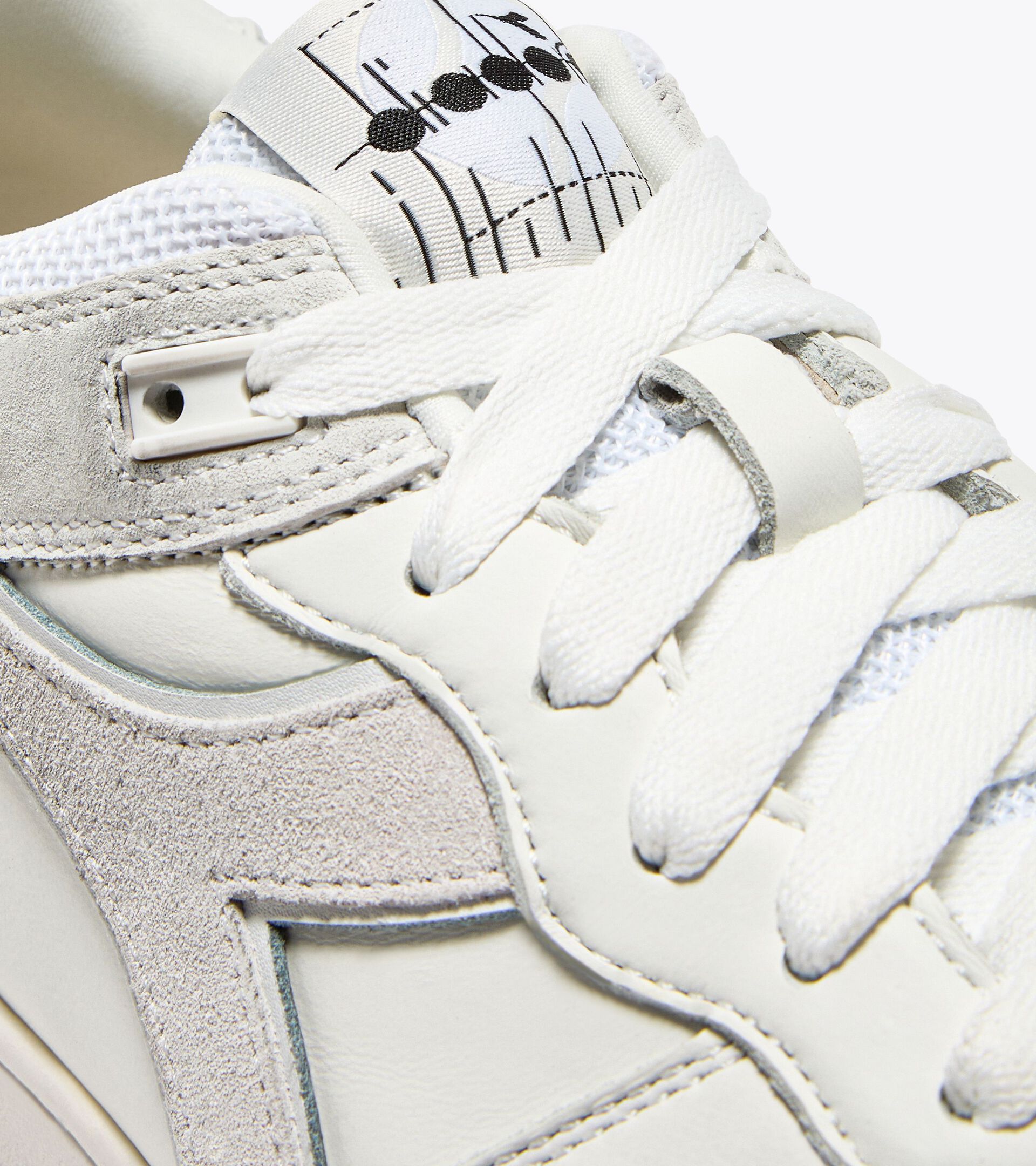 Sneaker Heritage aus Leder - Für alle Geschlechter B.560 USED MARSHMALLOW WEISS - Diadora