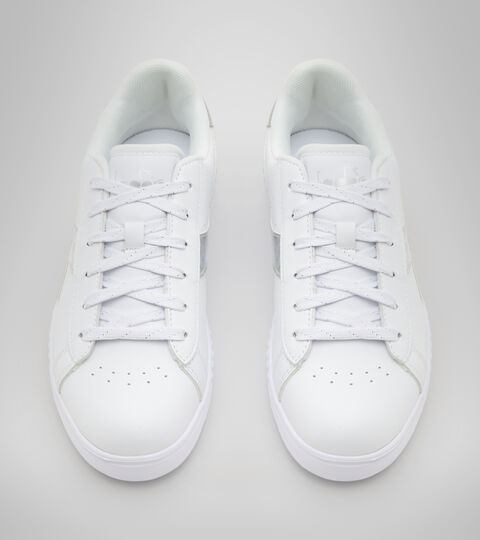 GAME STEP DIAMONDS GS, BIANCO/ARGENTO Footwear Sport BAMBINO GAME STEP DIAMONDS GS BIANCO/ARGENTO Diadora
