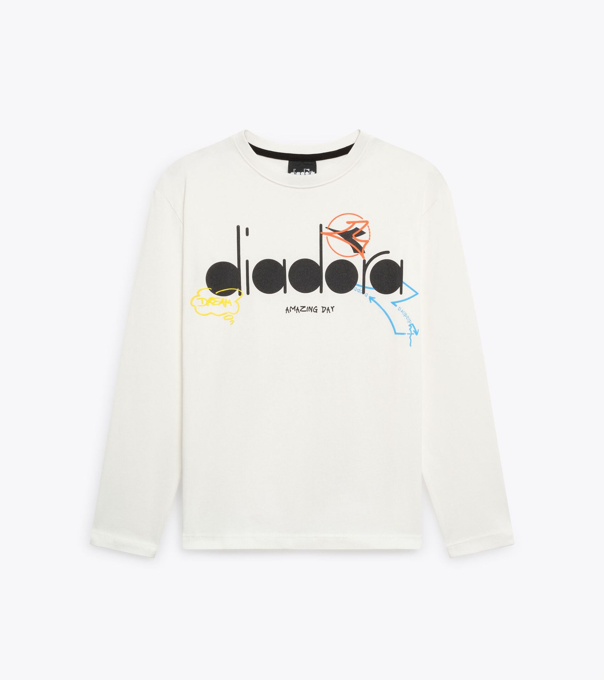 Long sleeved shirt - Boy 
 JB. T-SHIRT LS COMIC WHISPER WHITE - Diadora
