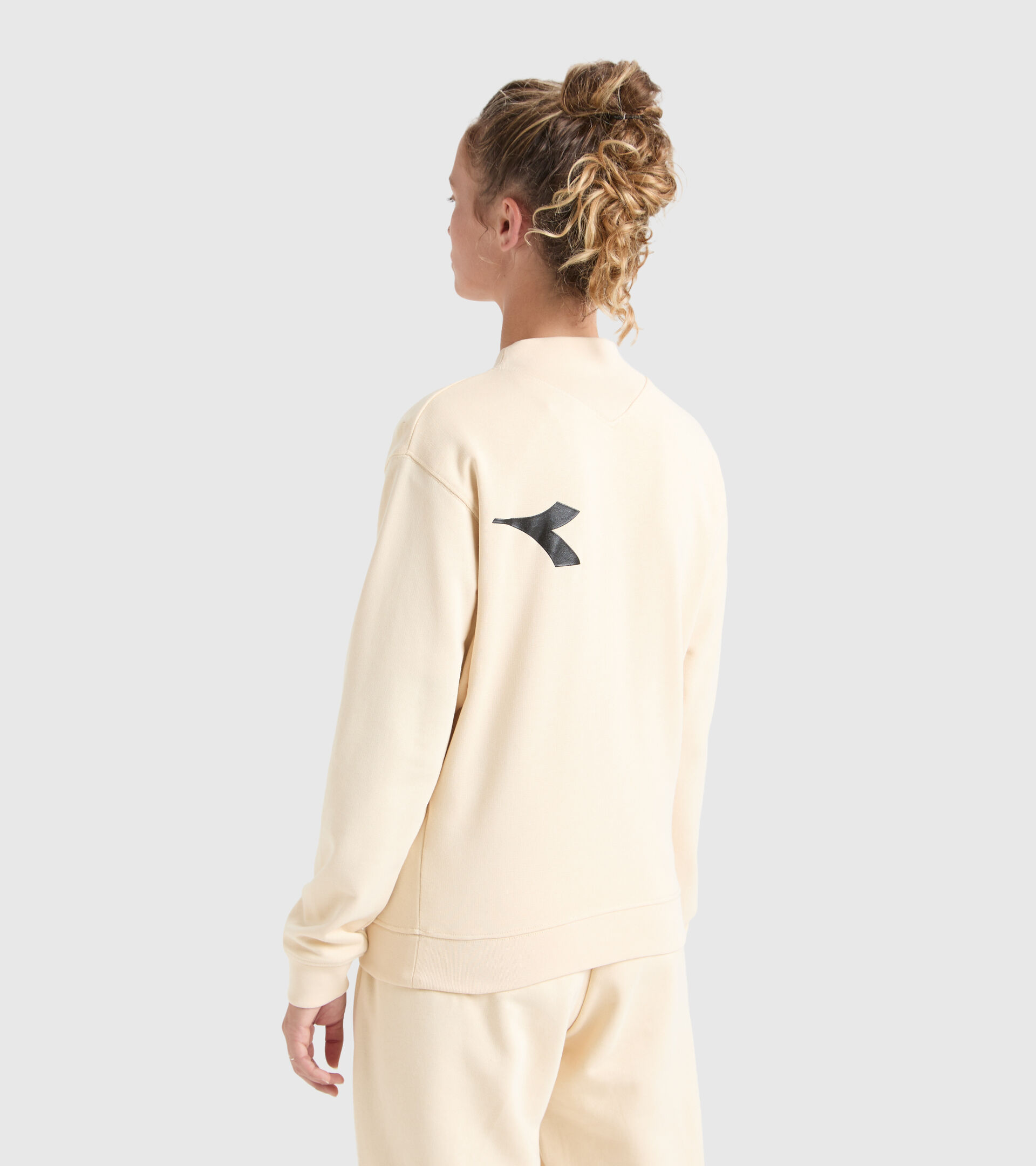 Sweat-shirt en coton - Femme L. SWEATSHIRT CREW MANIFESTO SABLE - Diadora