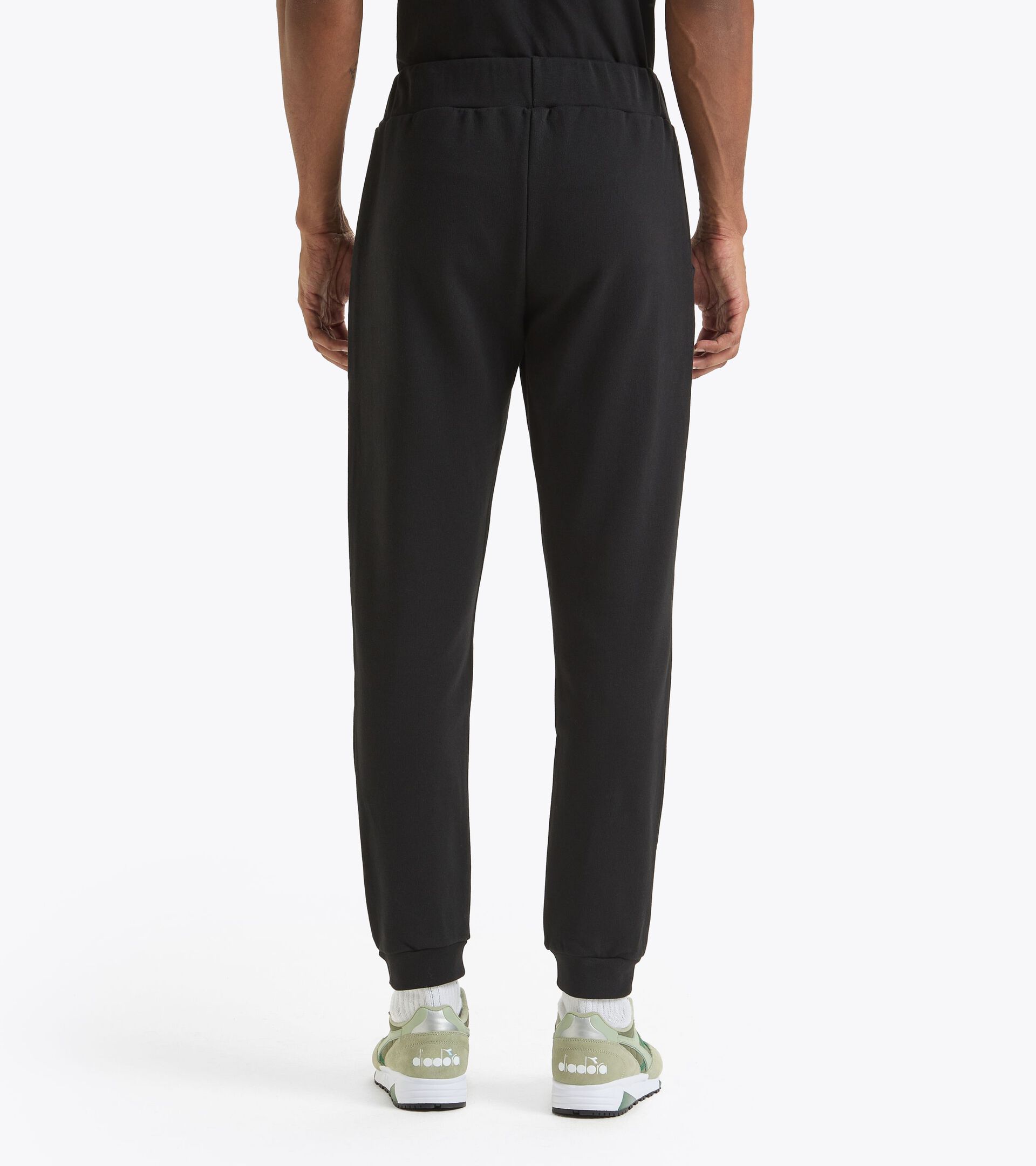 Sporty sweatpants - Made in Italy - Gender Neutral PANTS LOGO BLACK - Diadora