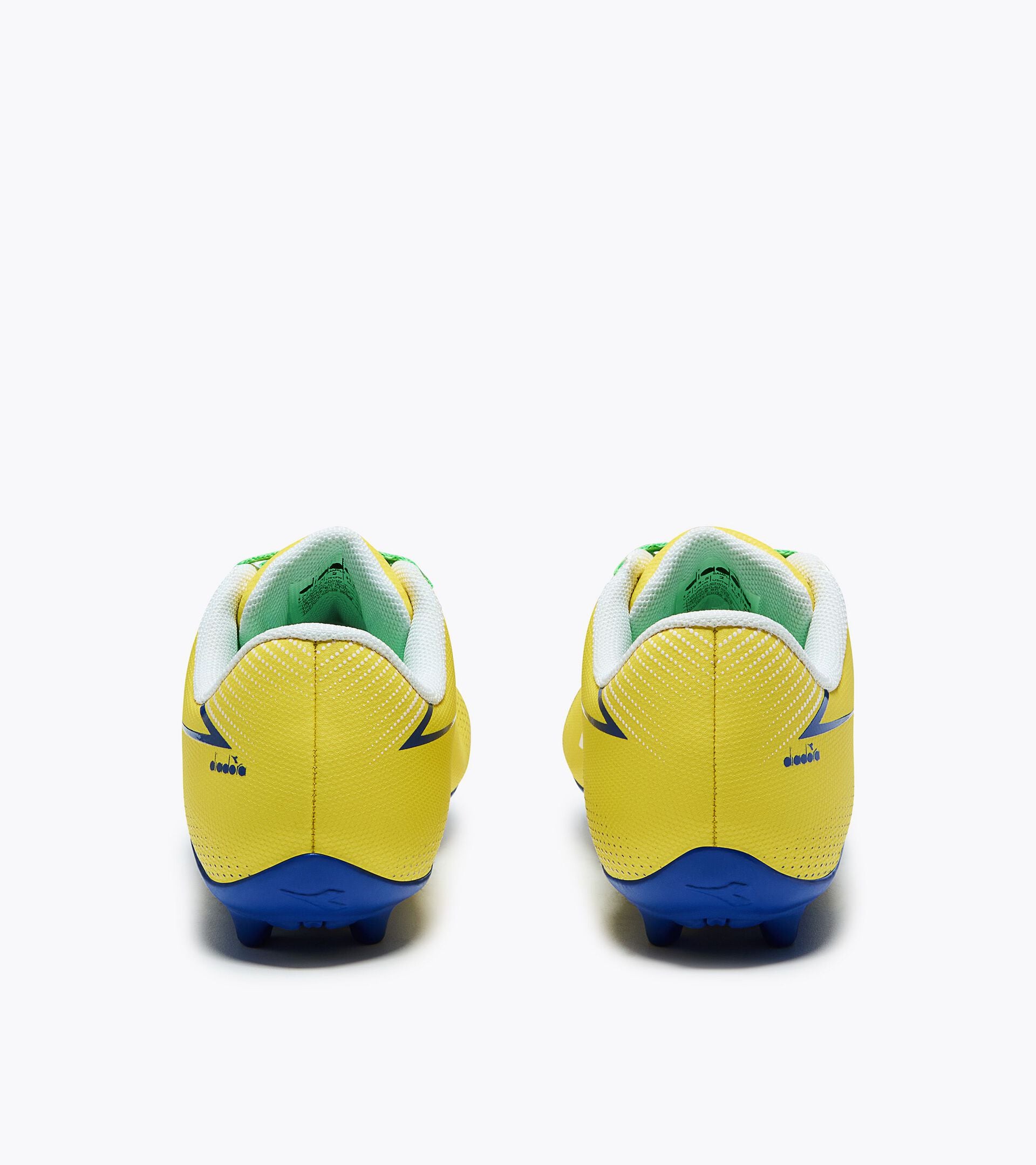 Firm ground football boots - Boys and girls PICHICHI 9 JR MD YELLOW SUN /WHITE/ROYAL BLUE - Diadora