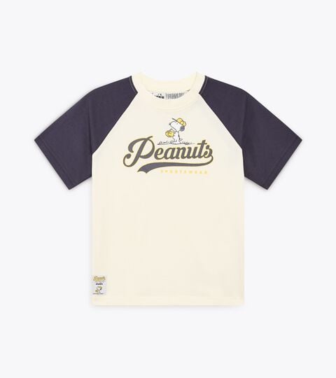 JU. T-SHIRT SS PEANUTS, BLUE DENIM Peanuts college-style t-shirt - Kids - All-gender JU. T-SHIRT SS PEANUTS BLUE DENIM - Diadora