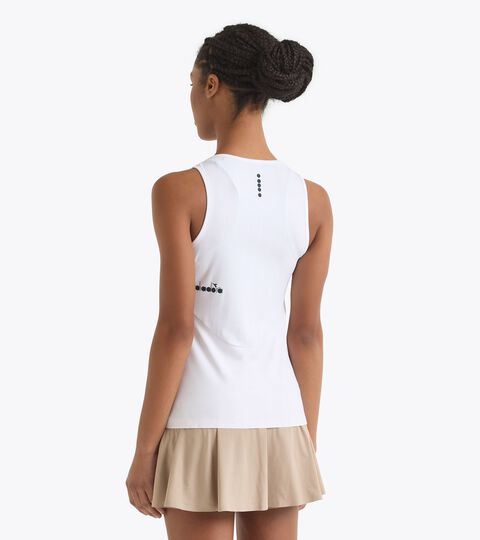 L. TANK ICON, OPTICAL WHITE Tennis racerback tank top - Competition - Women’s L. TANK ICON OPTICAL WHITE - Diadora