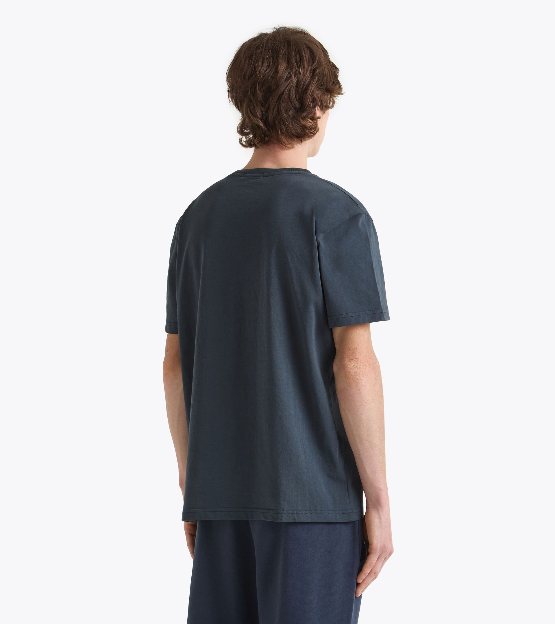 Camiseta - Para todos los géneros T-SHIRT SS LOGO AZUL NOCHE - Diadora