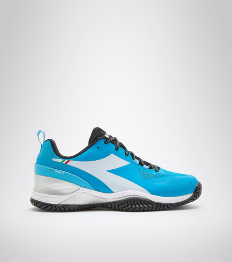 Tennis shoes - Men BLUSHIELD TORNEO AG BLUE JEWEL/WHITE/BLACK - Diadora