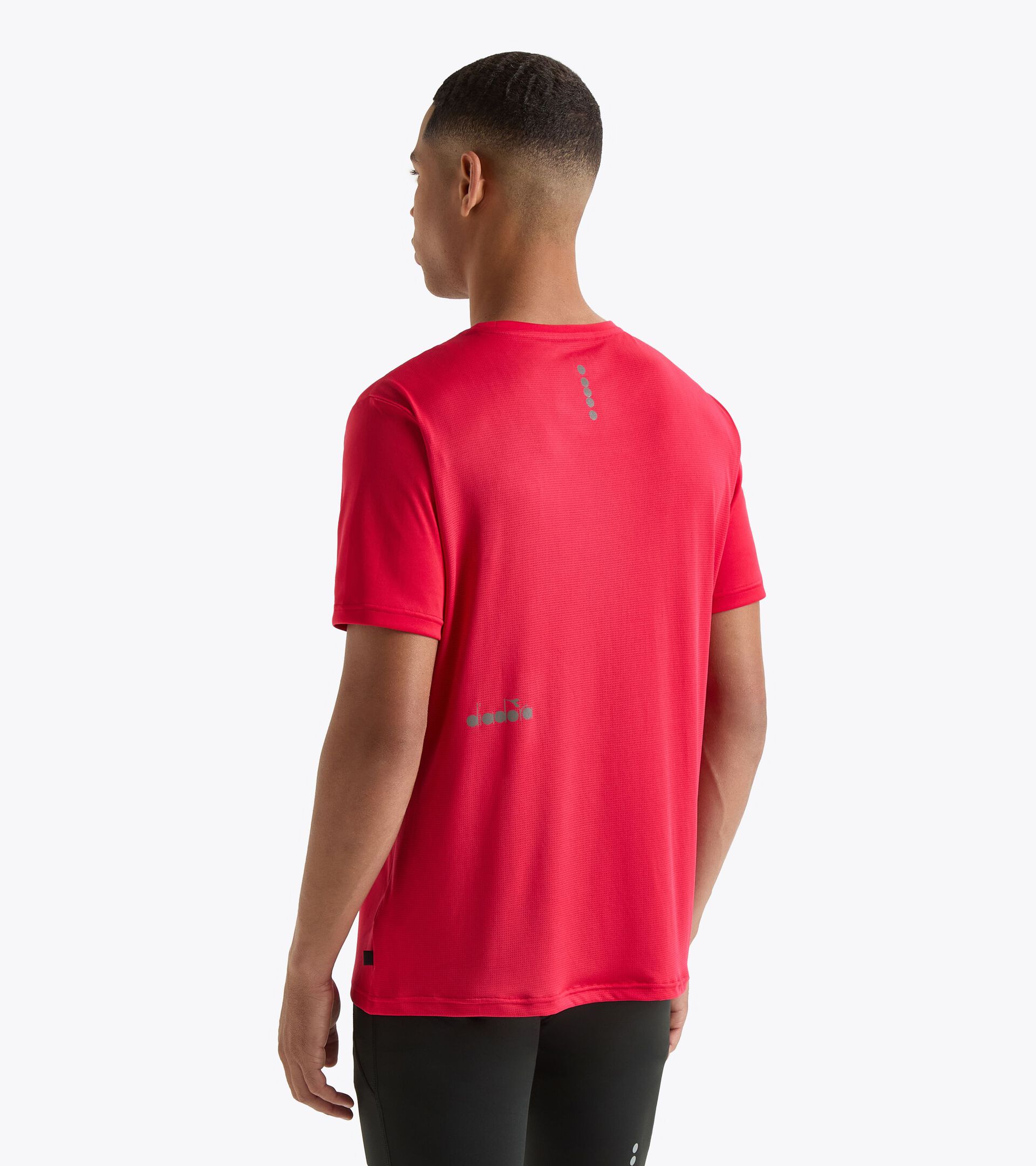T-shirt sportiva - Uomo SS T-SHIRT RUN ROSSO TOREADOR - Diadora