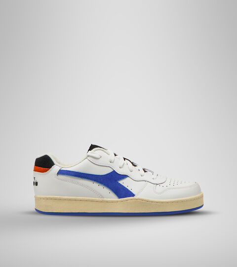 Chaussures de sport - Unisexe MI BASKET LOW ICONA BLC/BLEU AMPAROS/ORANGEADE - Diadora