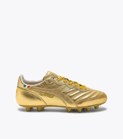 Chaussures de football pour terrains compacts - Made in Italy BRASIL ITALY OG LT+  MDPU OR BRUN - Diadora