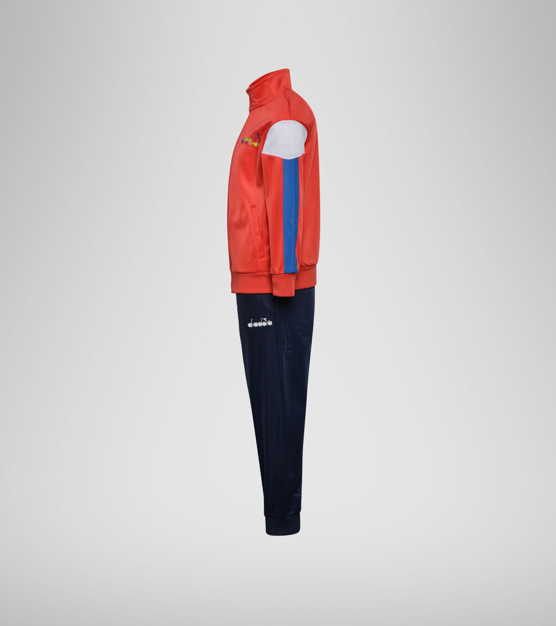 Apparel Sport BAMBINO JB. TRACKSUIT FZ DIADORA CLUB POPPY RED Diadora