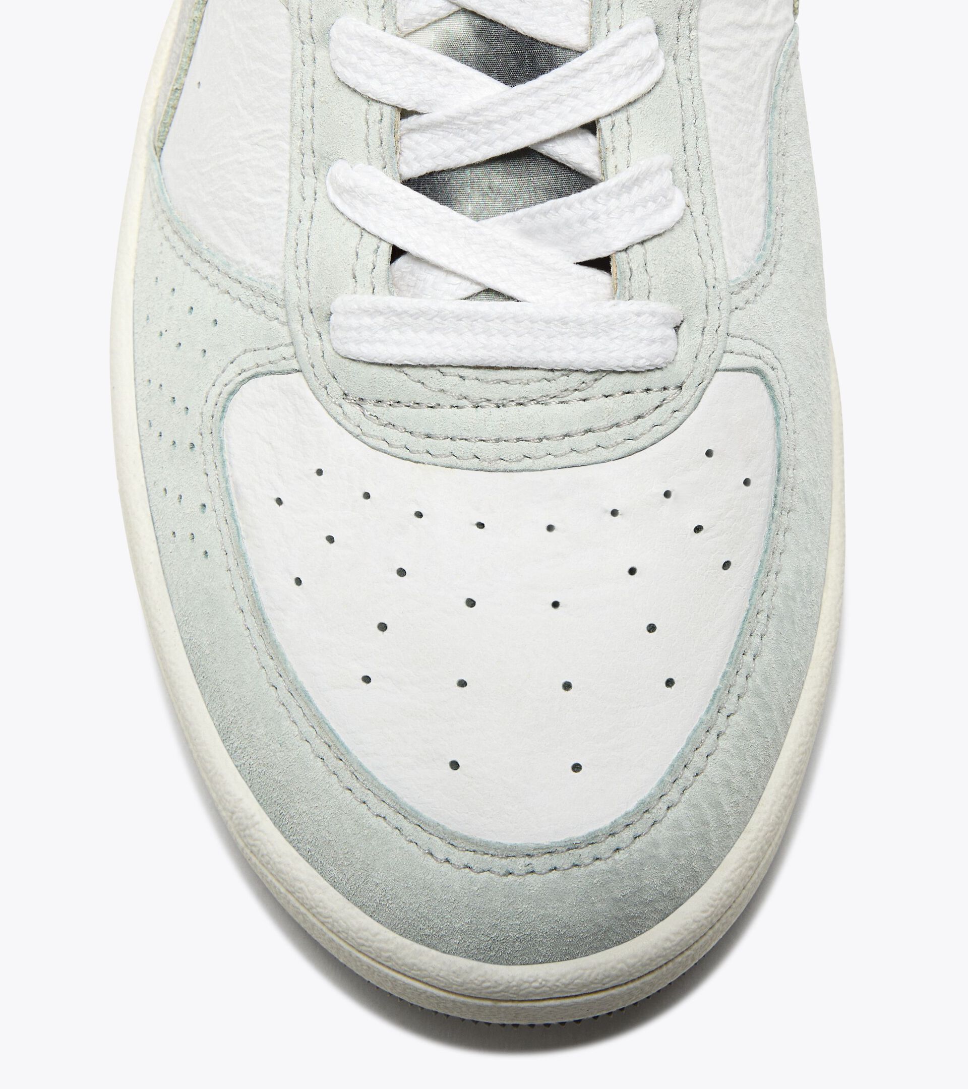 Sneaker Heritage aus Leder - Made in Italy - Für alle Geschlechter B.ELITE FORO USED ITALIA MARSHMALLOW WEISS - Diadora