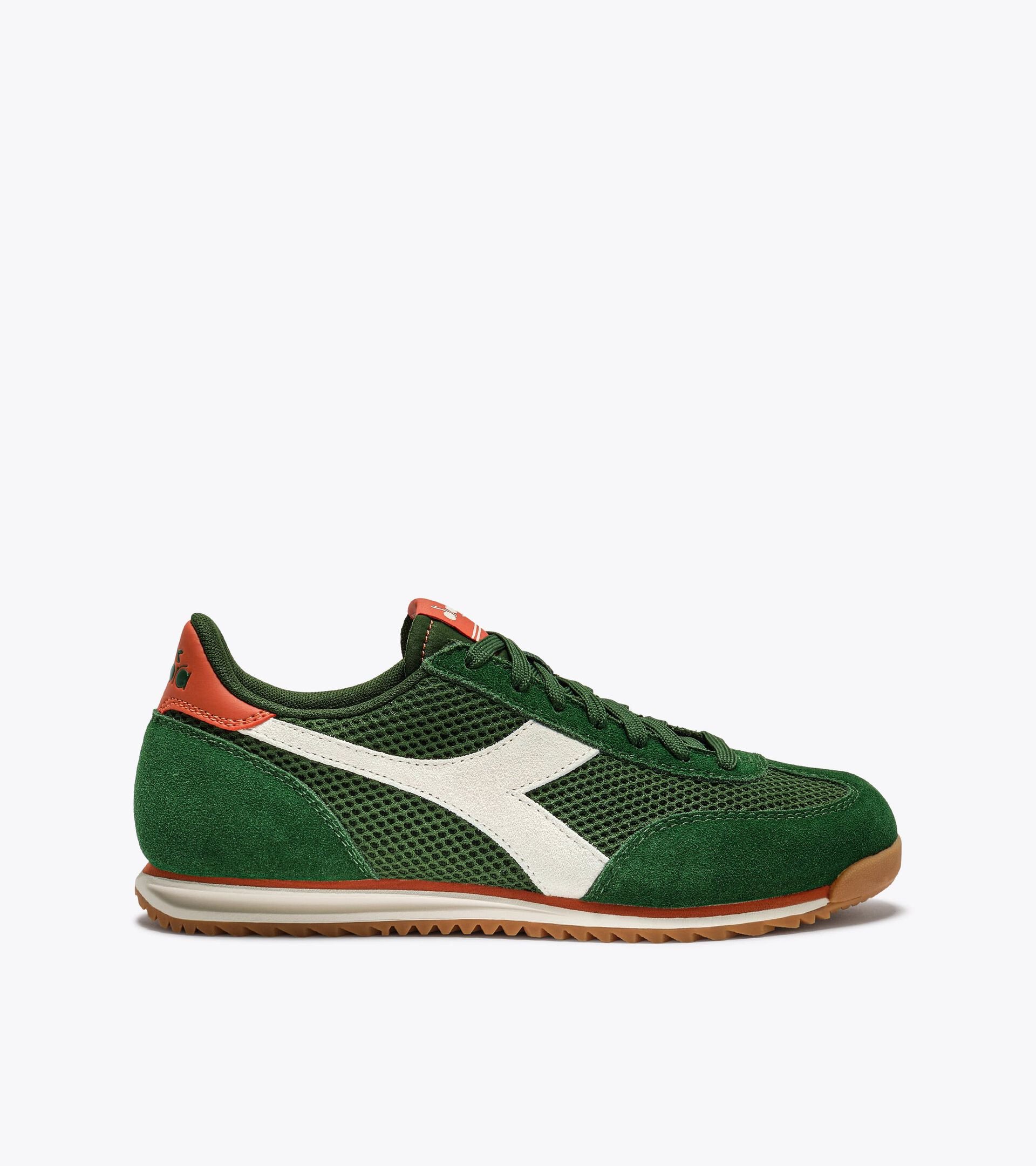 Sneakers en daim au profil bas - Pour tous les genres  CROSS MESH VERT EDEN - Diadora