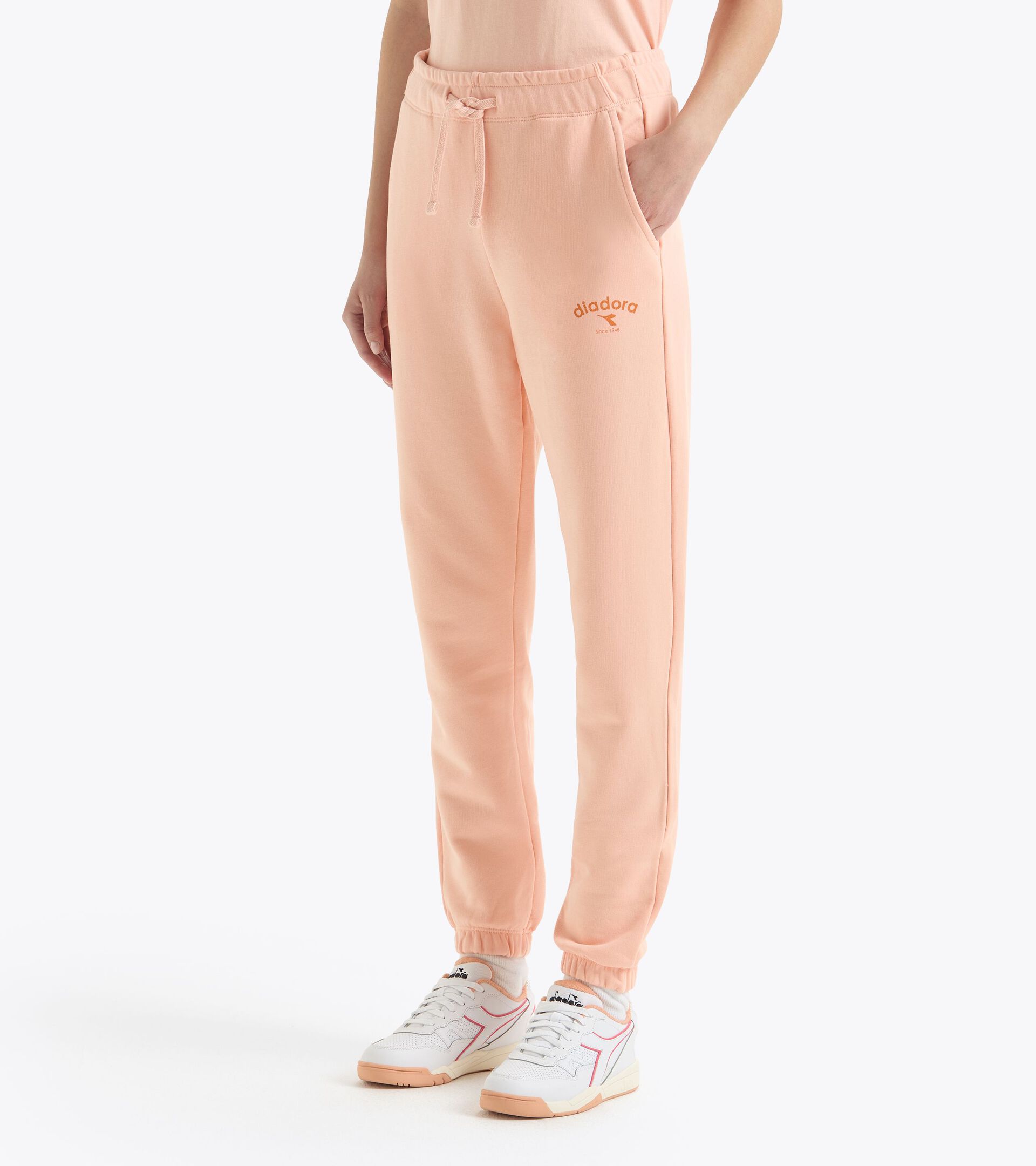 Sweatpants - Gender Neutral PANTS ATHL. LOGO PEACH PARFAIT - Diadora