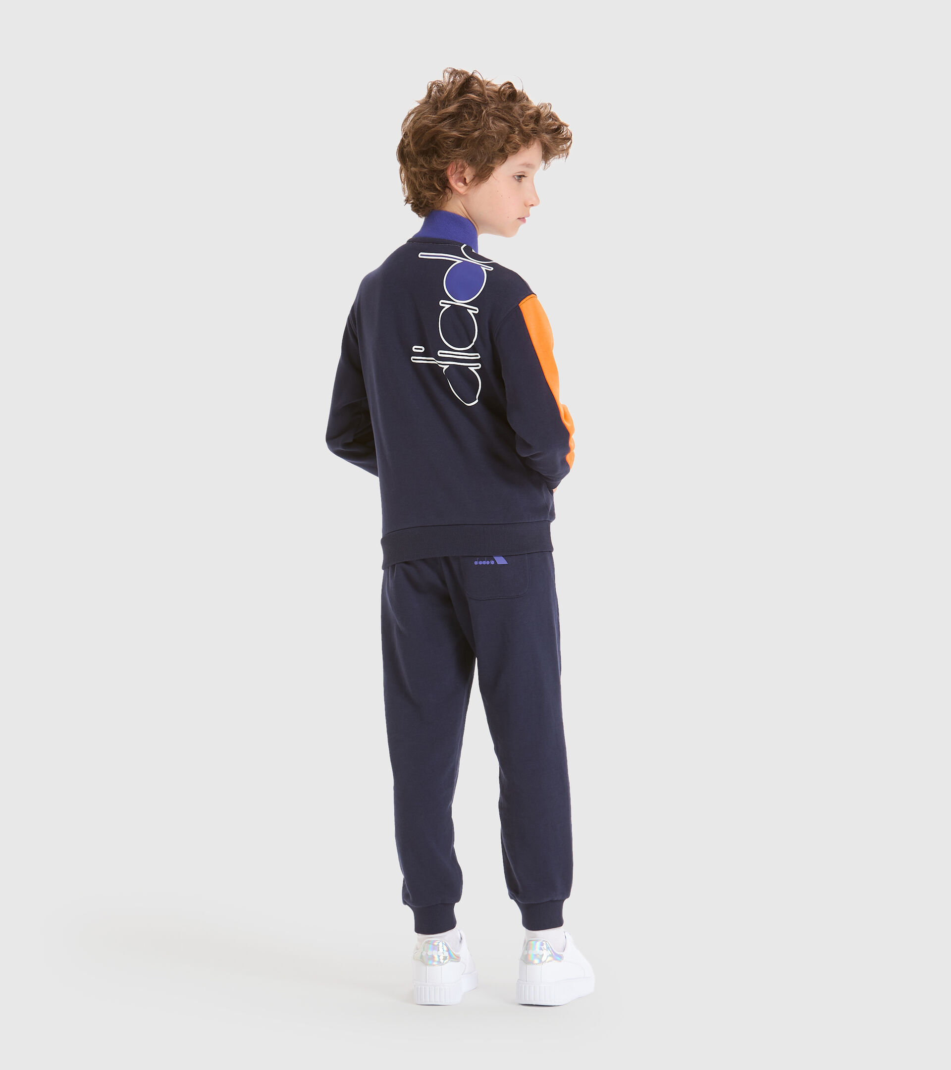 Apparel Sport BAMBINO JB.TRACKSUIT FZ HOOPLA AZUL CHAQUETON Diadora