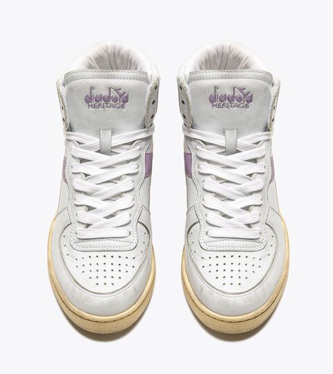 MI BASKET USED, BLANC/BRUME DE LAVANDE Chaussures Heritage - Gender neutral MI BASKET USED BLANC/BRUME DE LAVANDE - Diadora